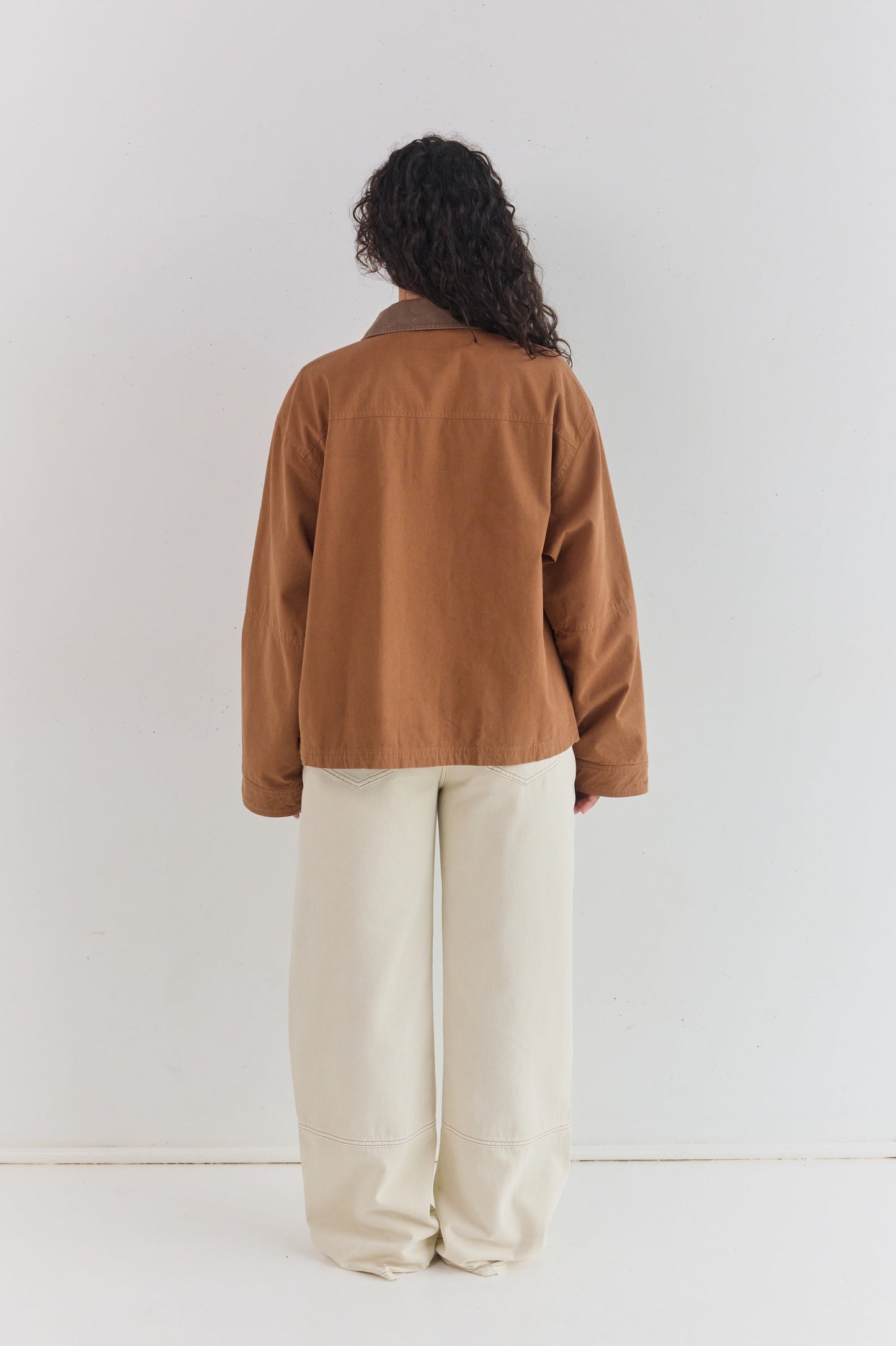 Addison Canvas Jacket - Camel
