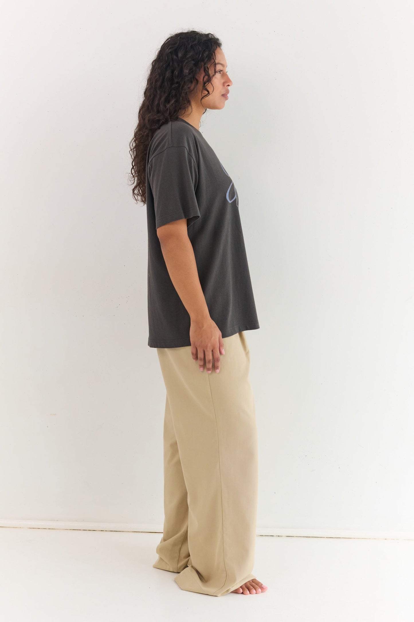 Lock Tee - Washed Black