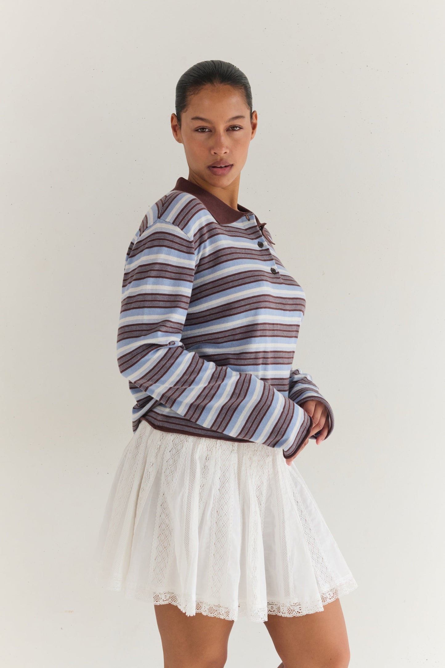 Elise Rugby Top - Stripe