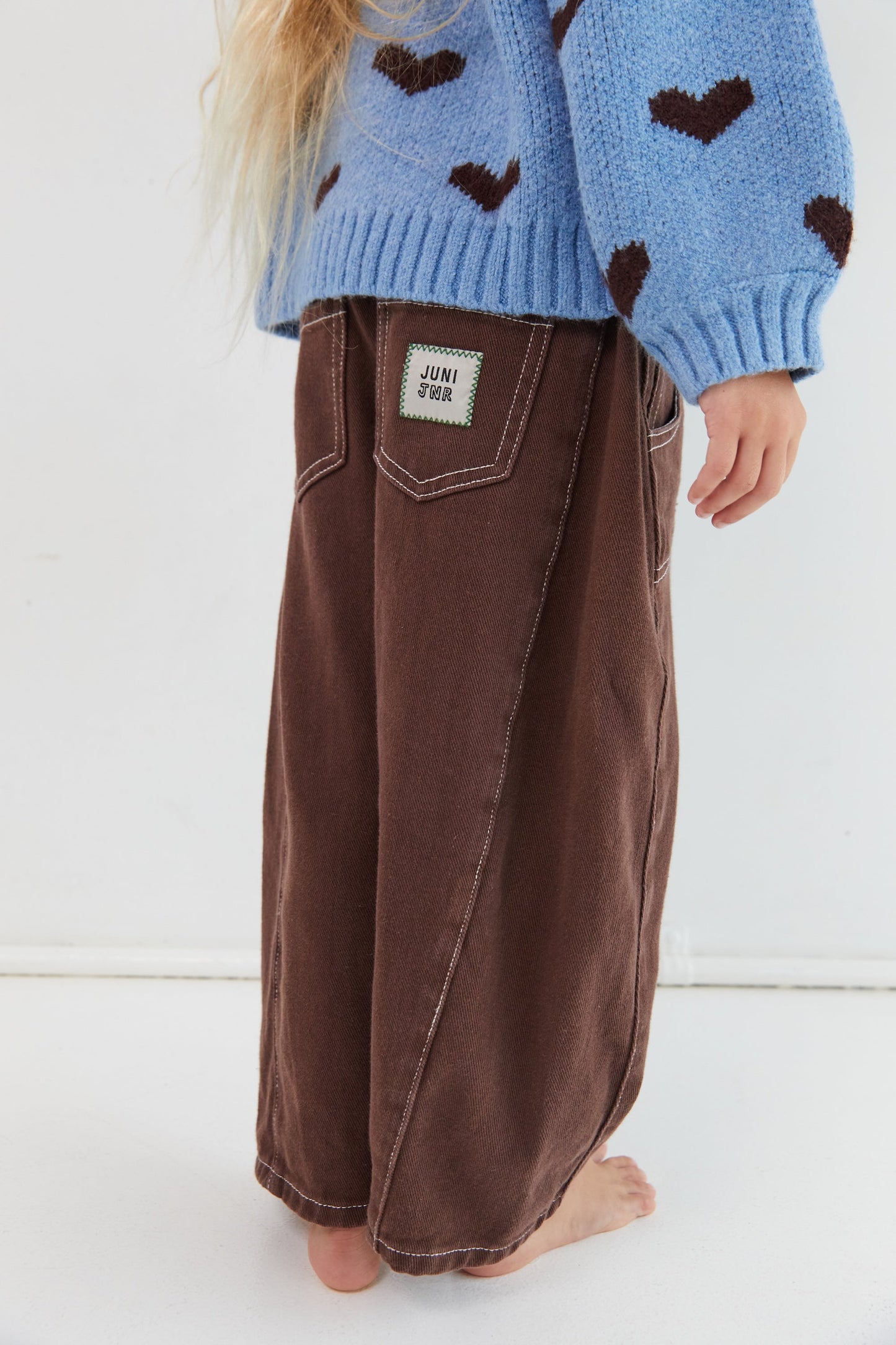 Dylan Barrel Leg Jean - Cocoa