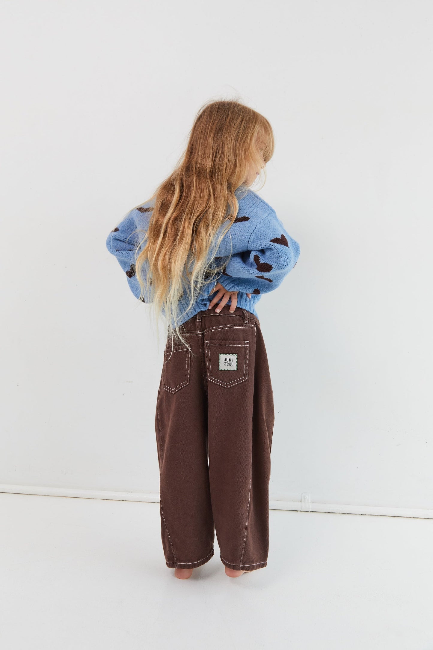 Dylan Barrel Leg Jean - Cocoa
