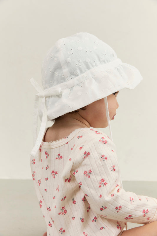 Baby Poet Sun Hat - Blanc