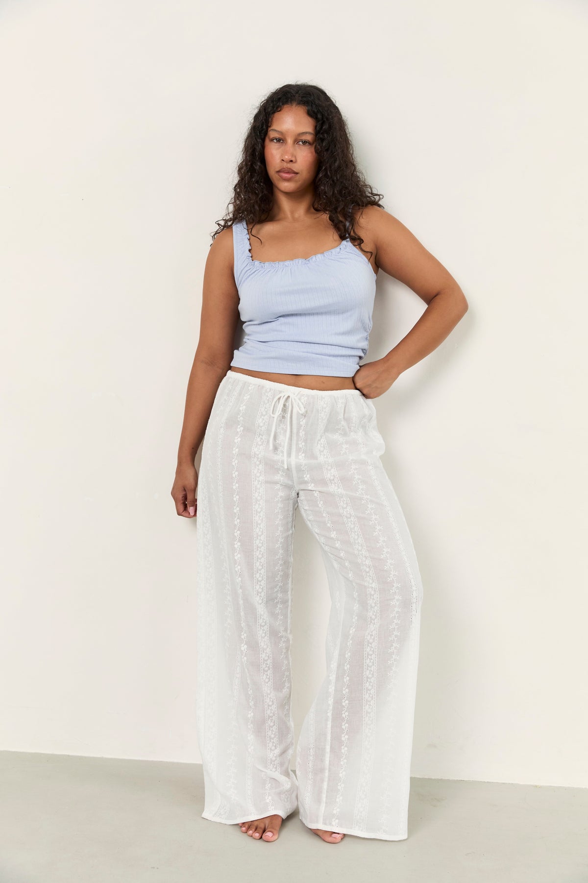Giselle Pant - Blanc