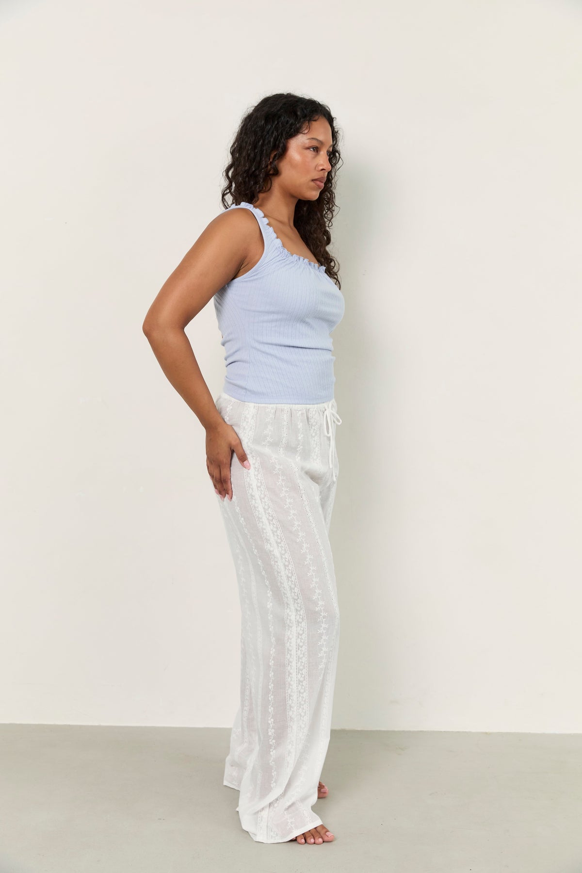 Giselle Pant - Blanc
