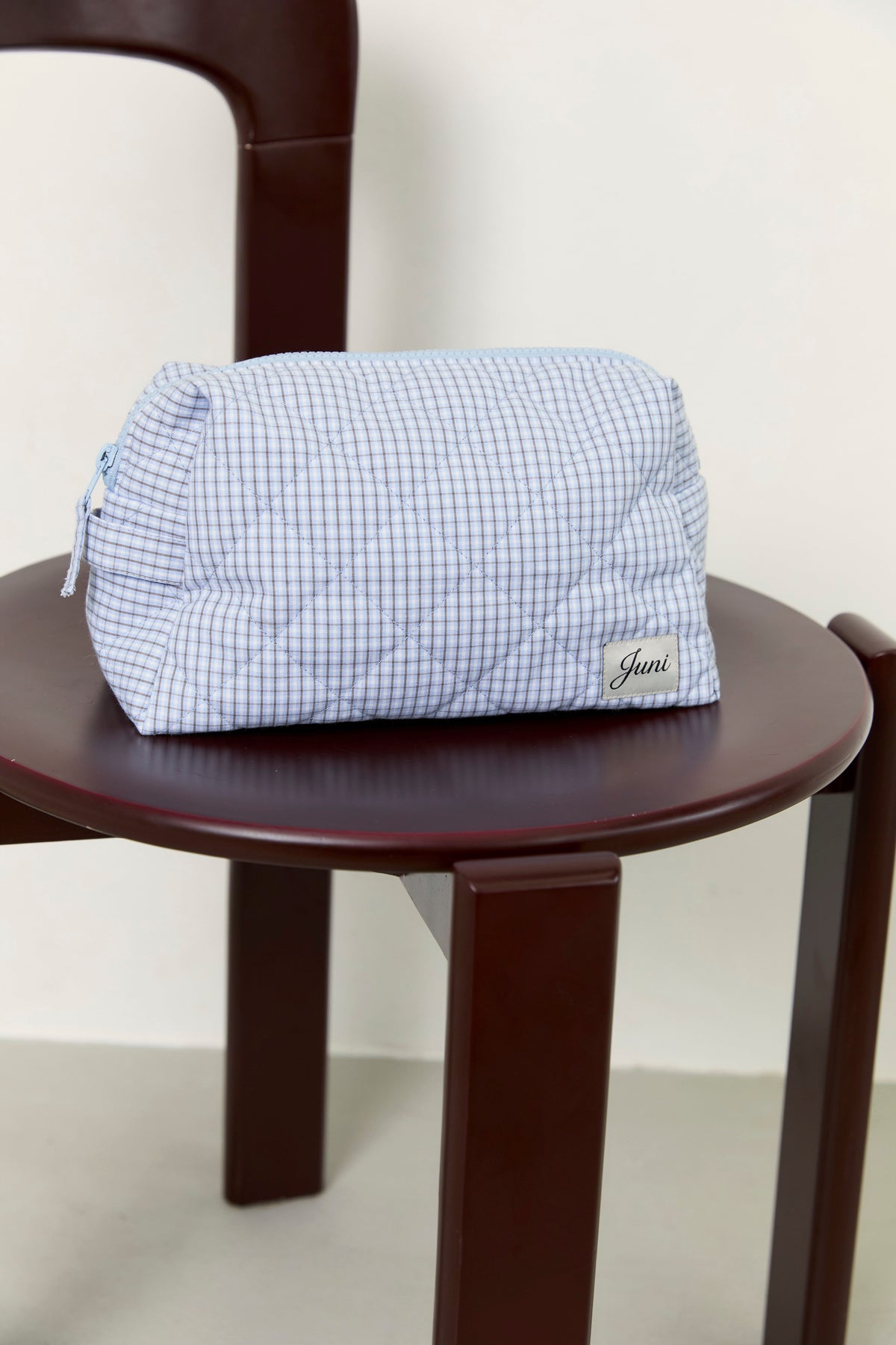 Essentials Pouch - Blue Check