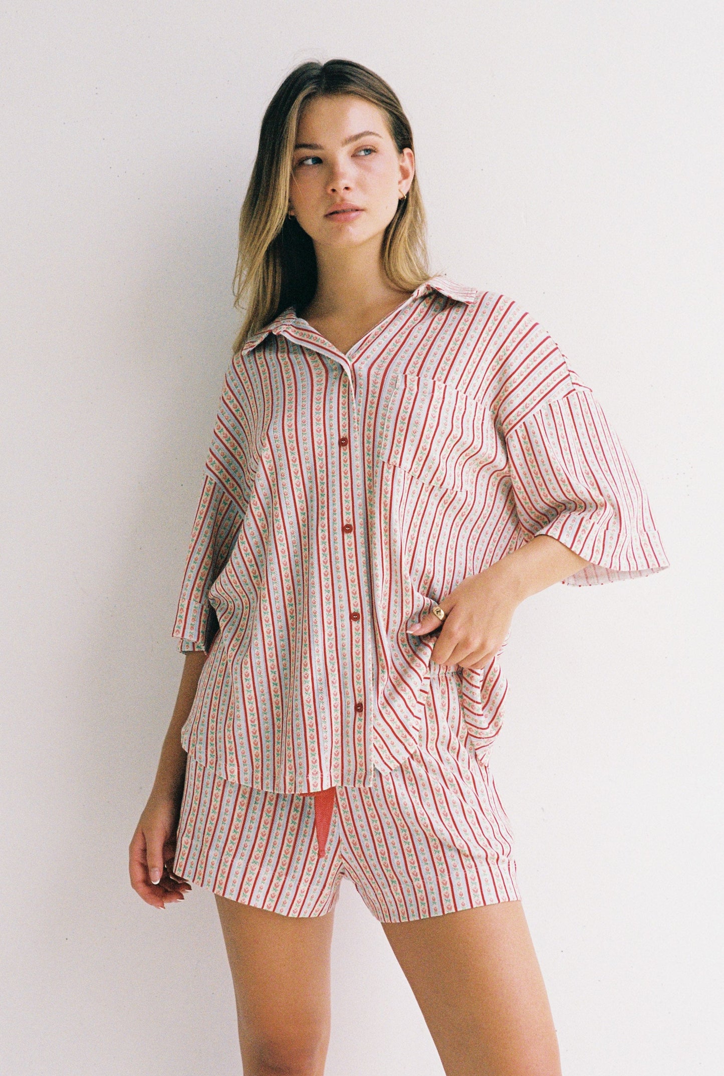 Daze Pyjama Set - Tulip Stripe