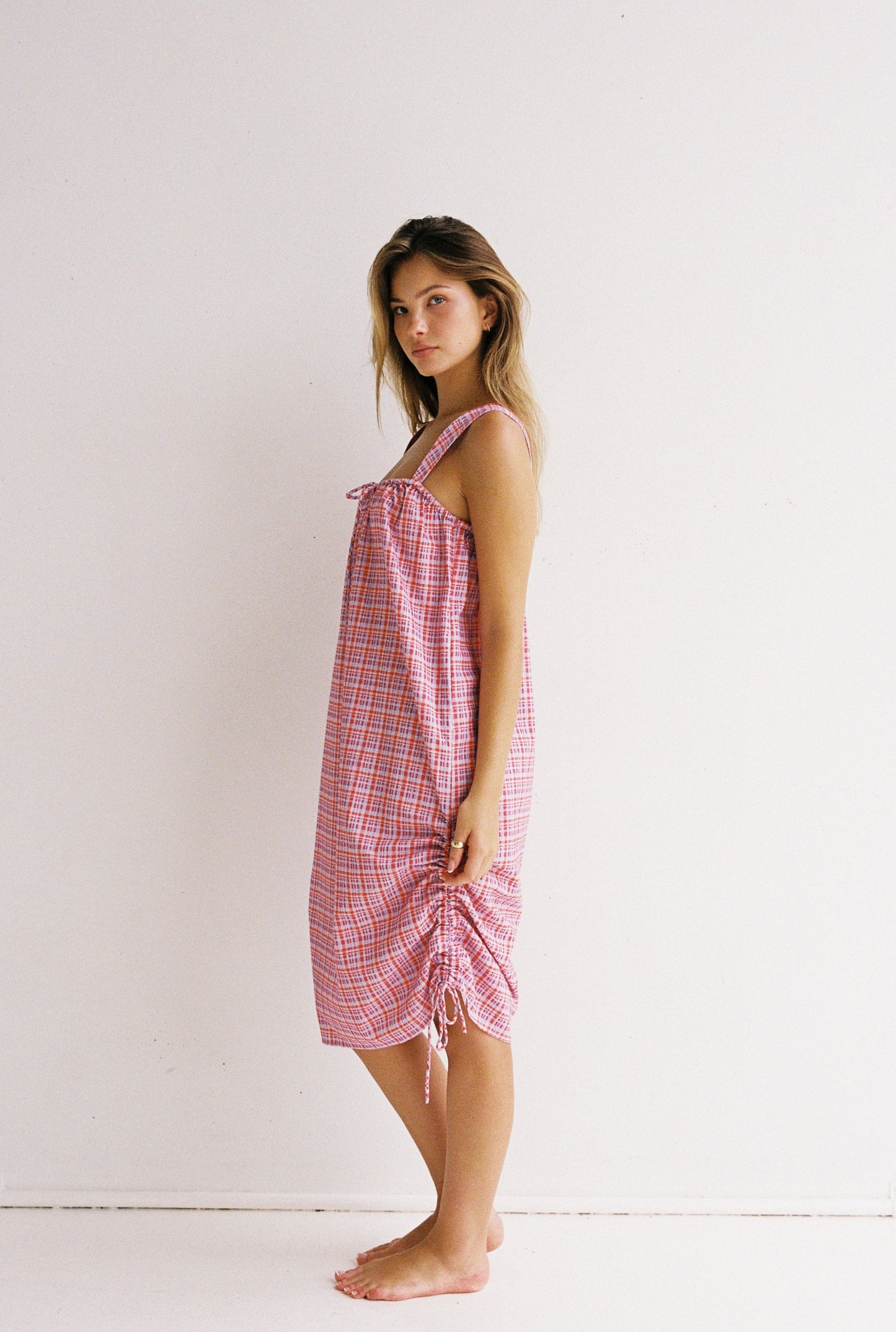 Bella Midi Dress - Picnic Check