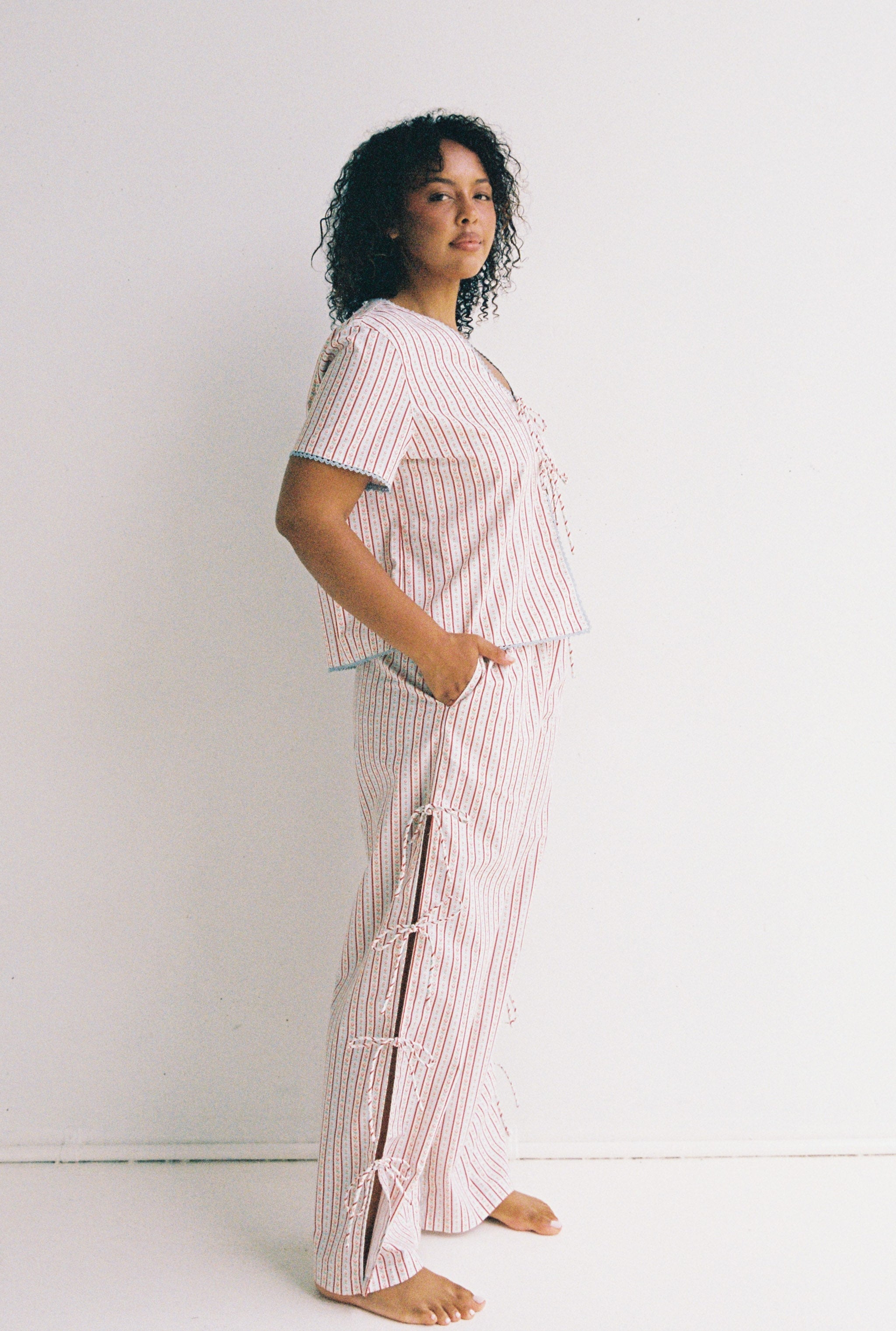 Poppy Pants - Tulip Stripe – The Wholesome Store