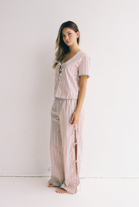 Poppy Pants - Tulip Stripe