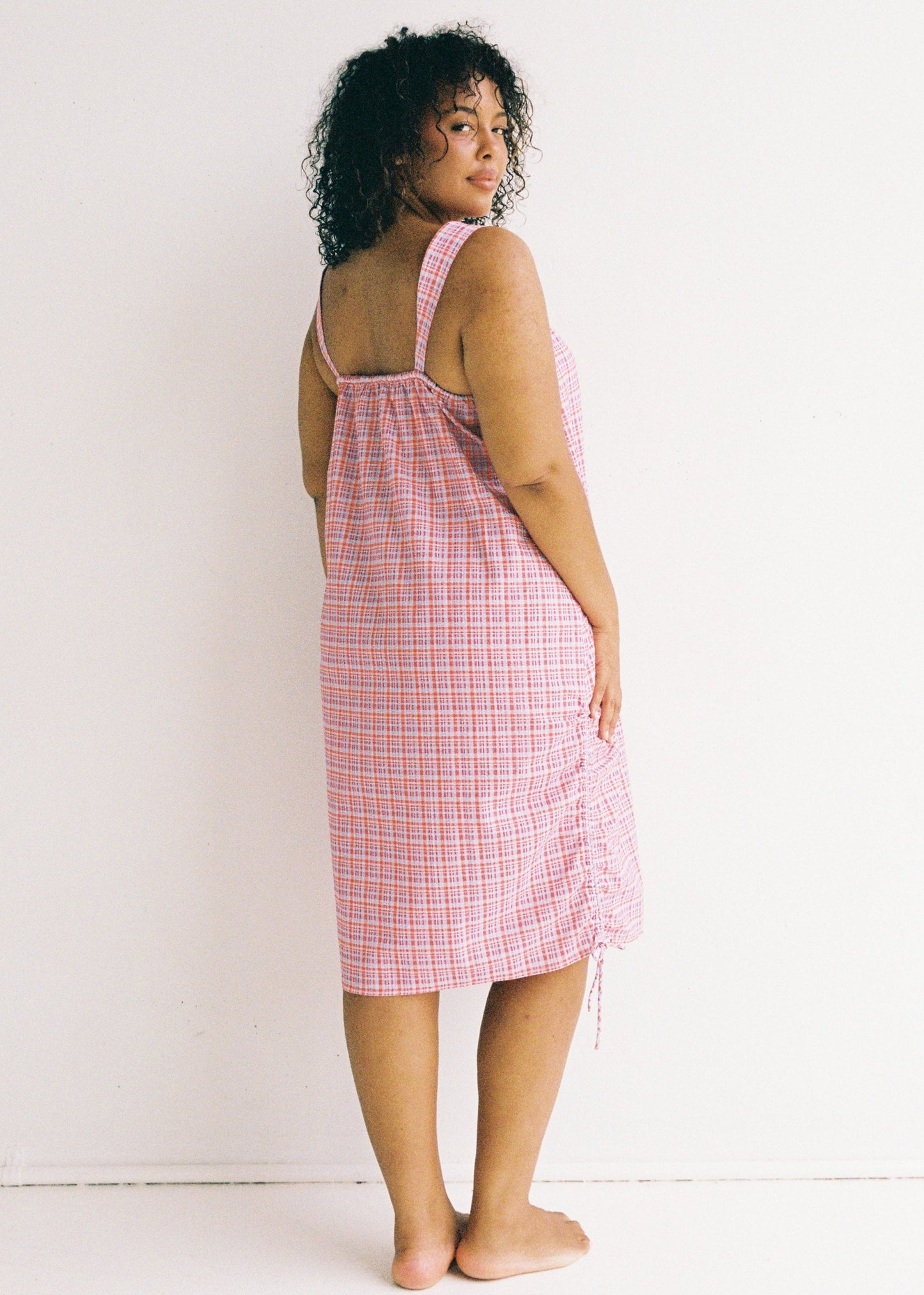 Bella Midi Dress - Picnic Check