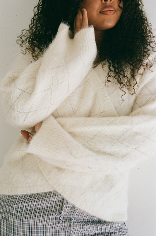 Diamond Knit Sweater