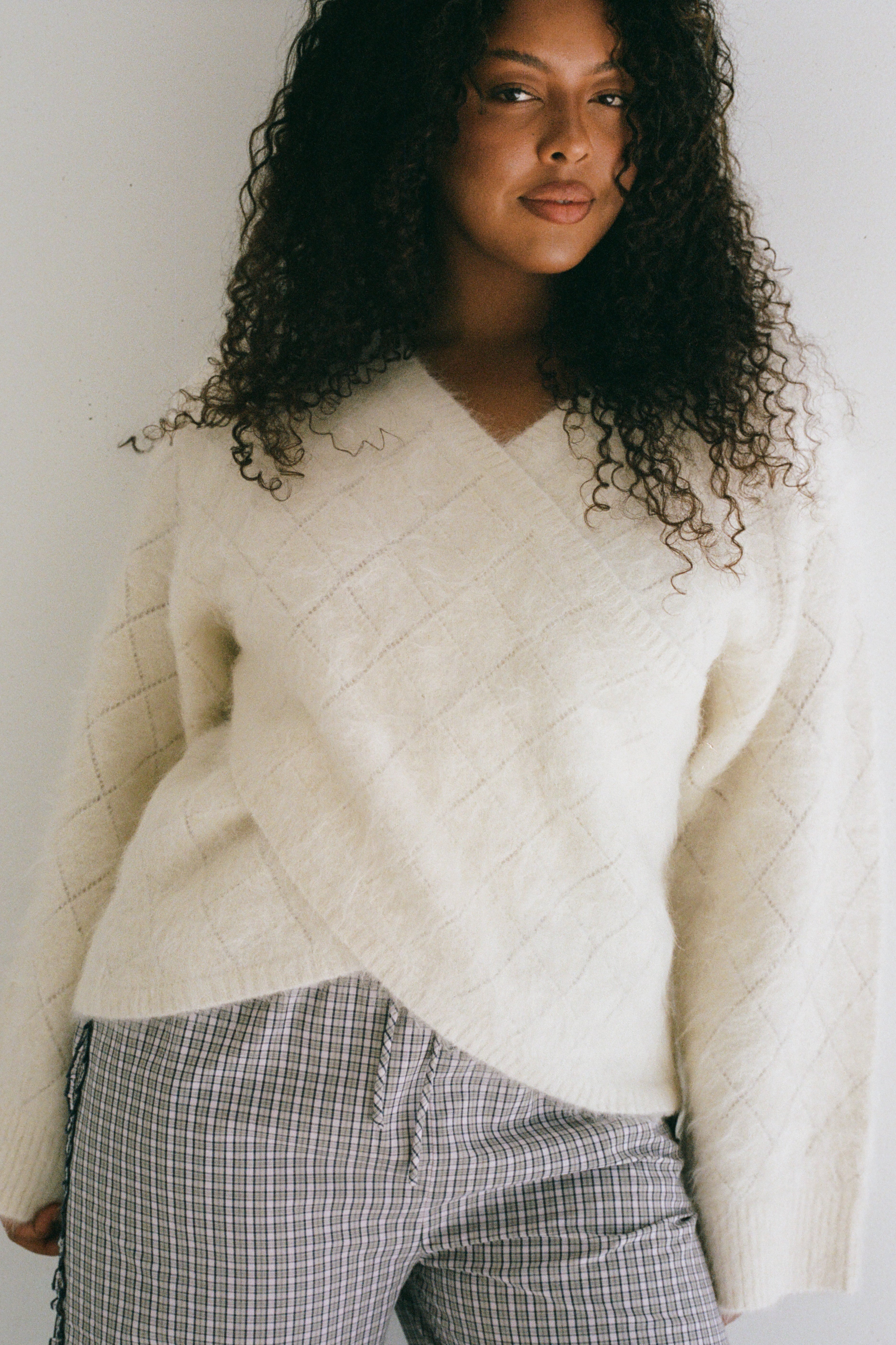 【新品未使用】Diamond knit tops Diamond Knit Sweater – The Wholesome Store