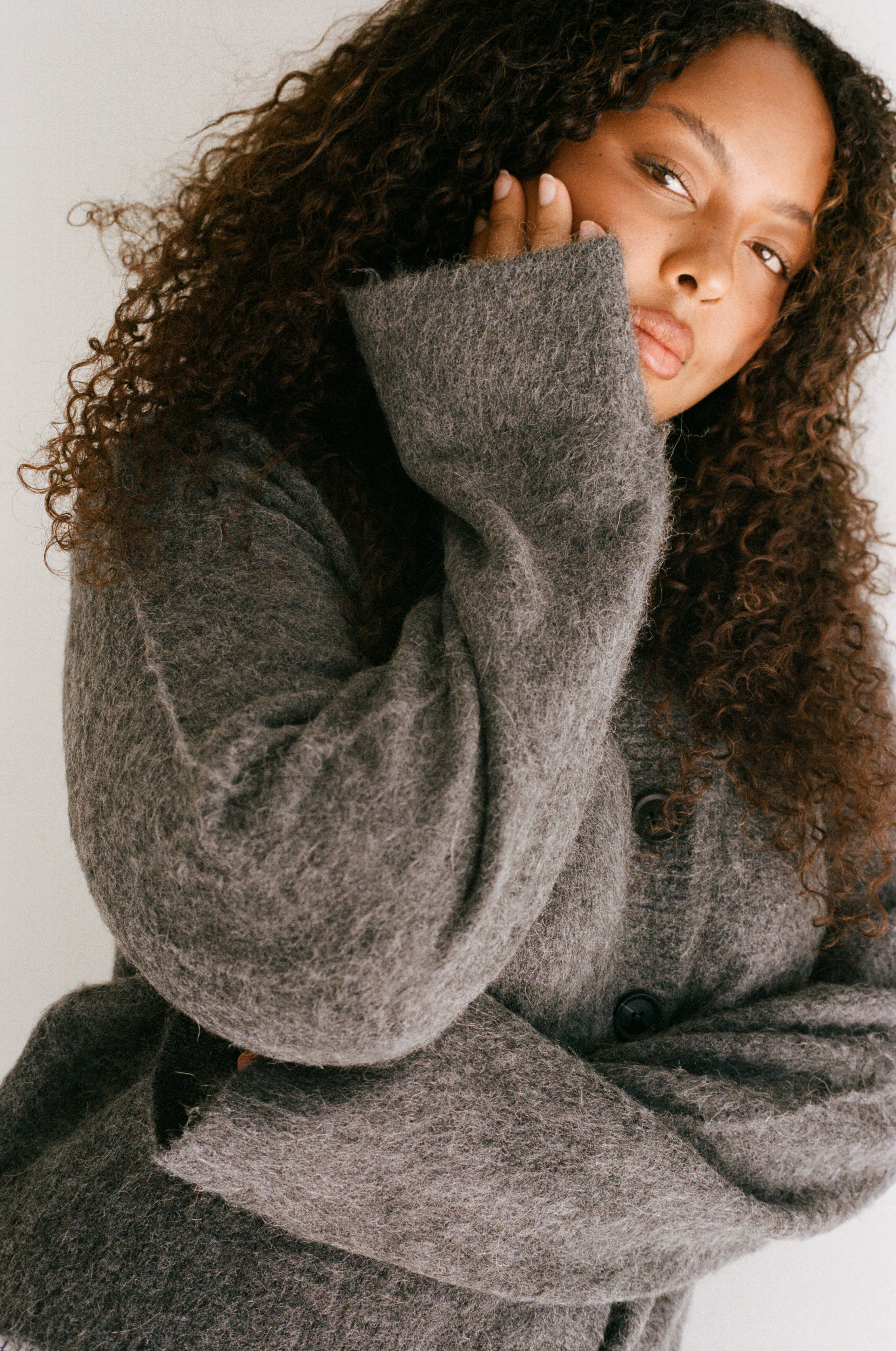 Billie Knit Cardigan - Grey – The Wholesome Store