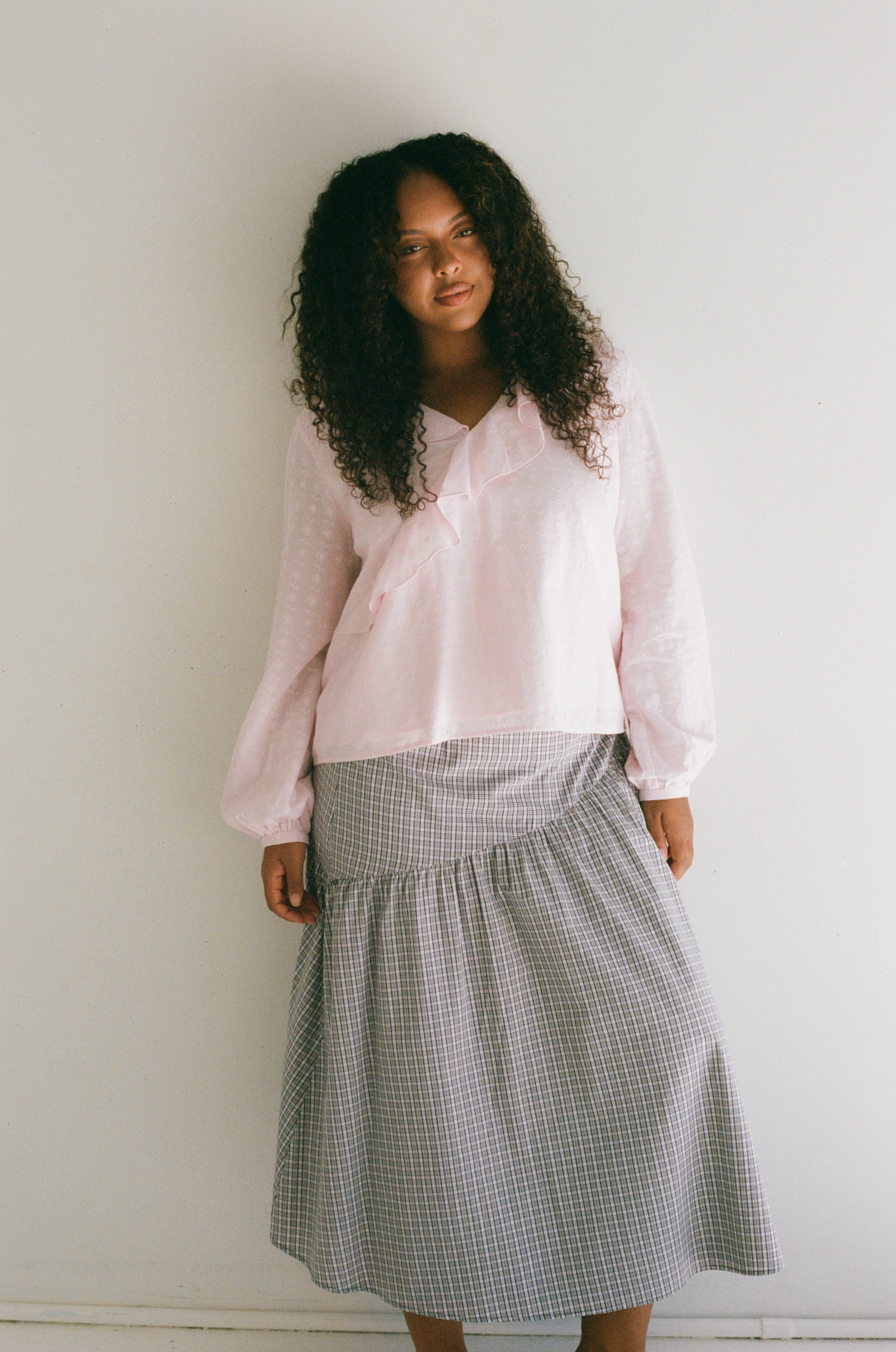 Margot Midi Skirt - Check – The Wholesome Store