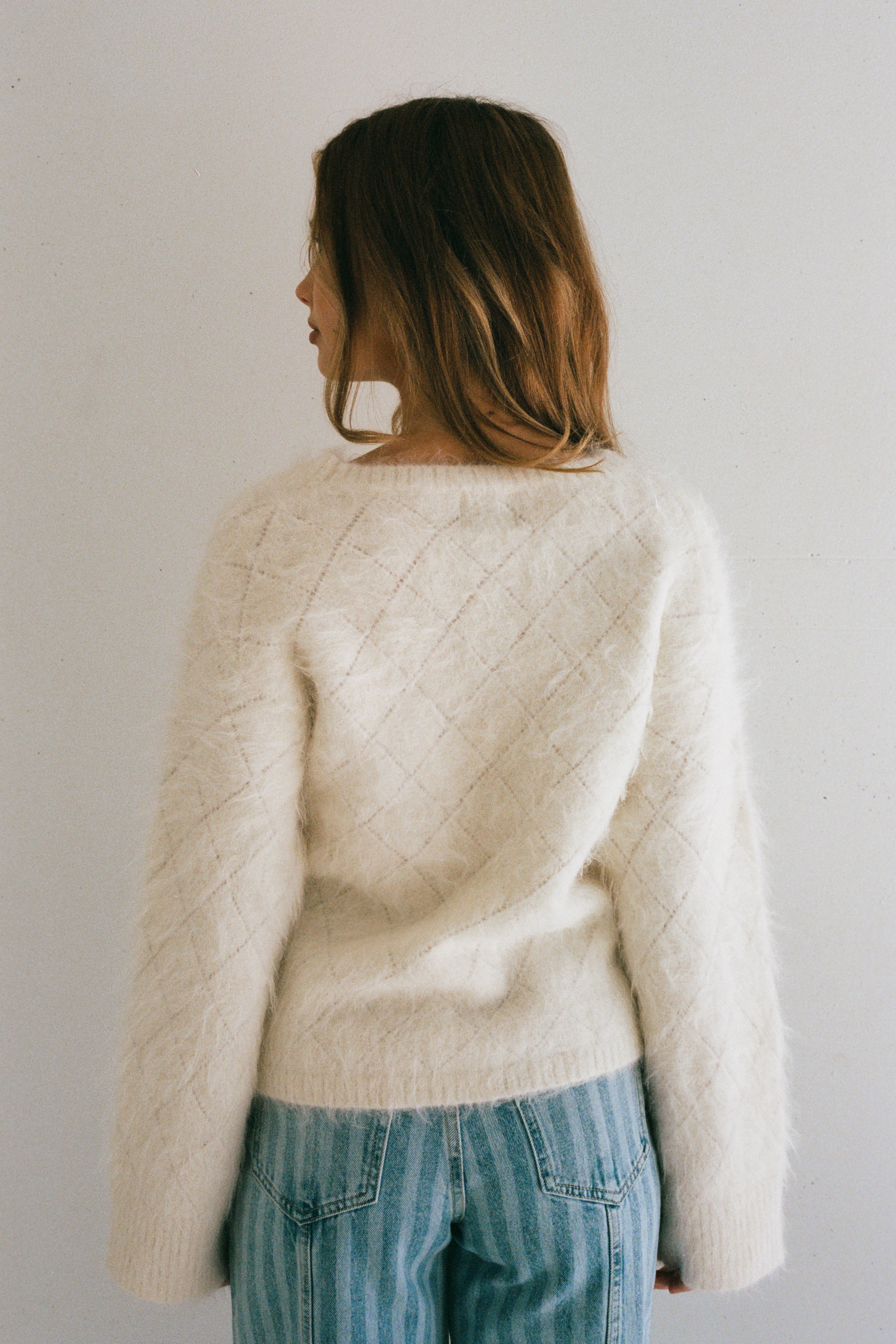 【新品未使用】Diamond knit tops Diamond Knit Sweater – The Wholesome Store