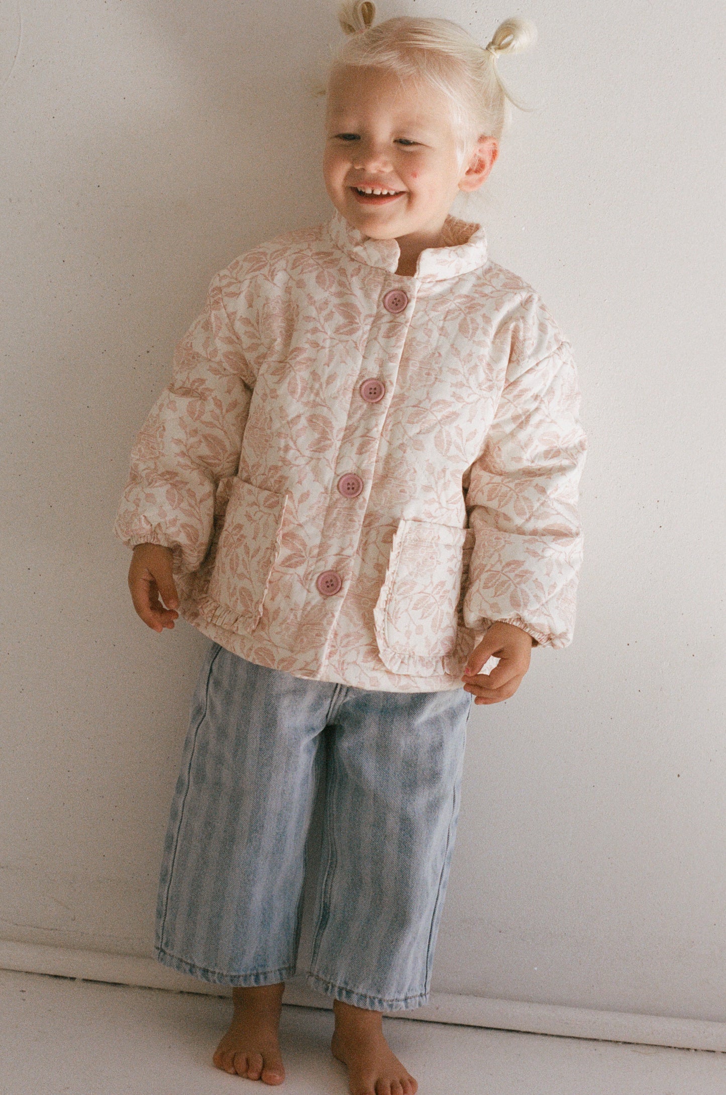 Sadie Quilted Jacket - Rosebud