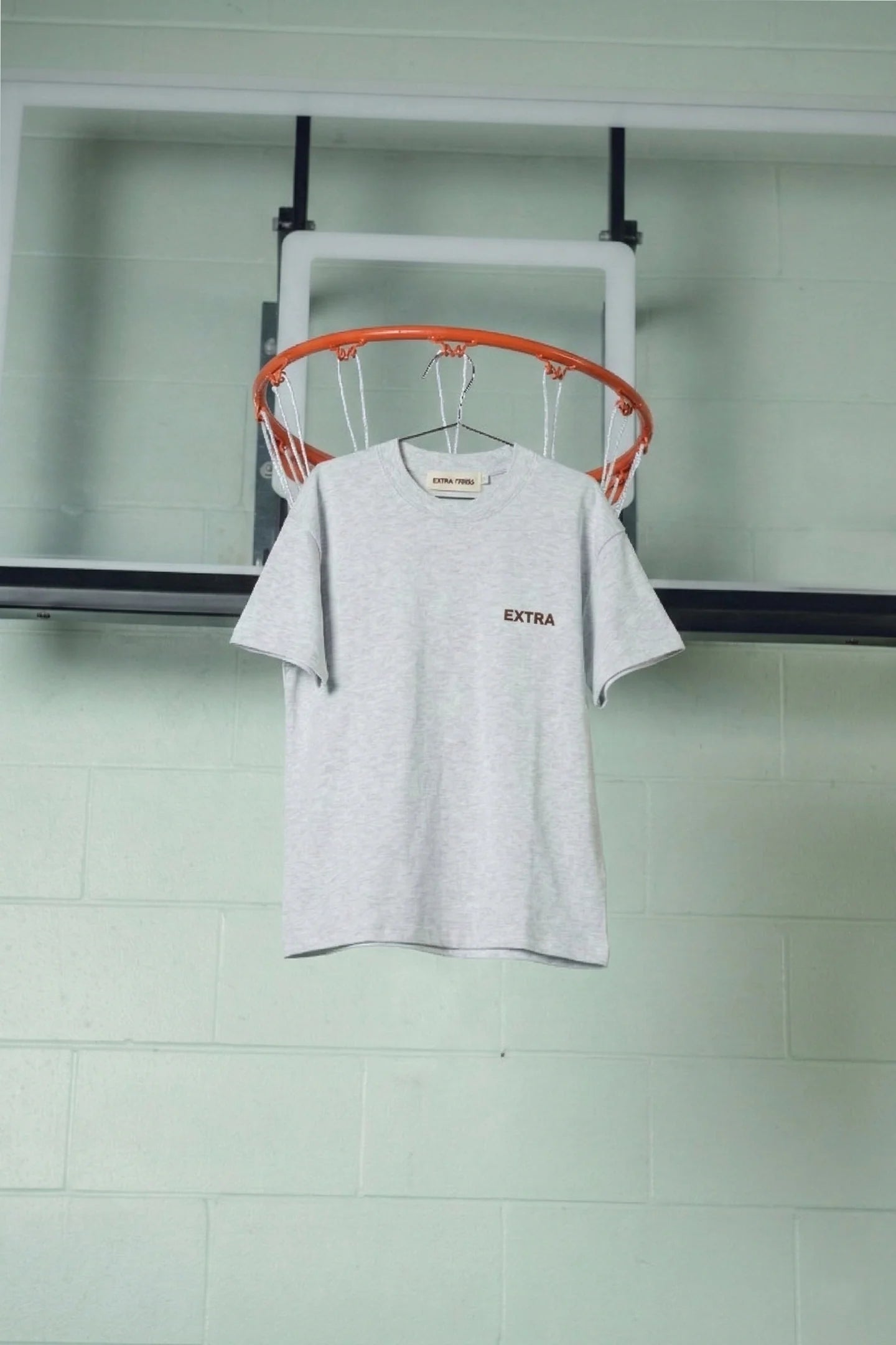 Logo Tee Grey Marle/Choc