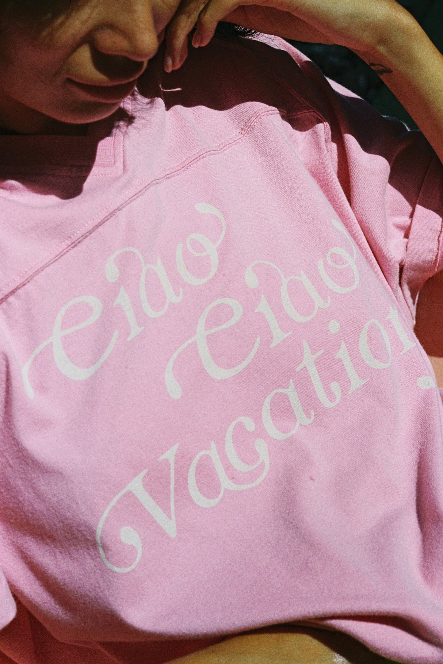 Sakura Vacay Crop Tee