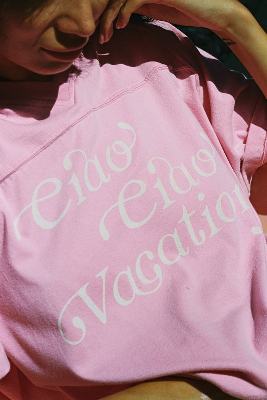 Sakura Vacay Crop Tee