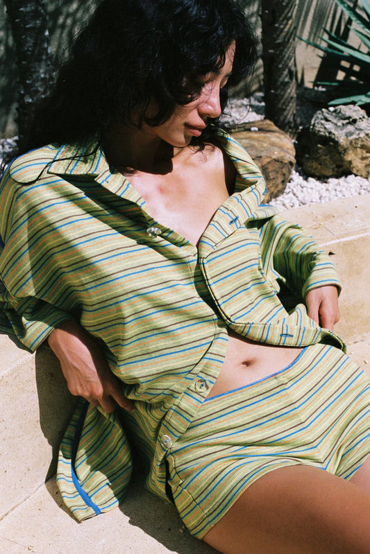 Lido Striper Bungalow Shirt