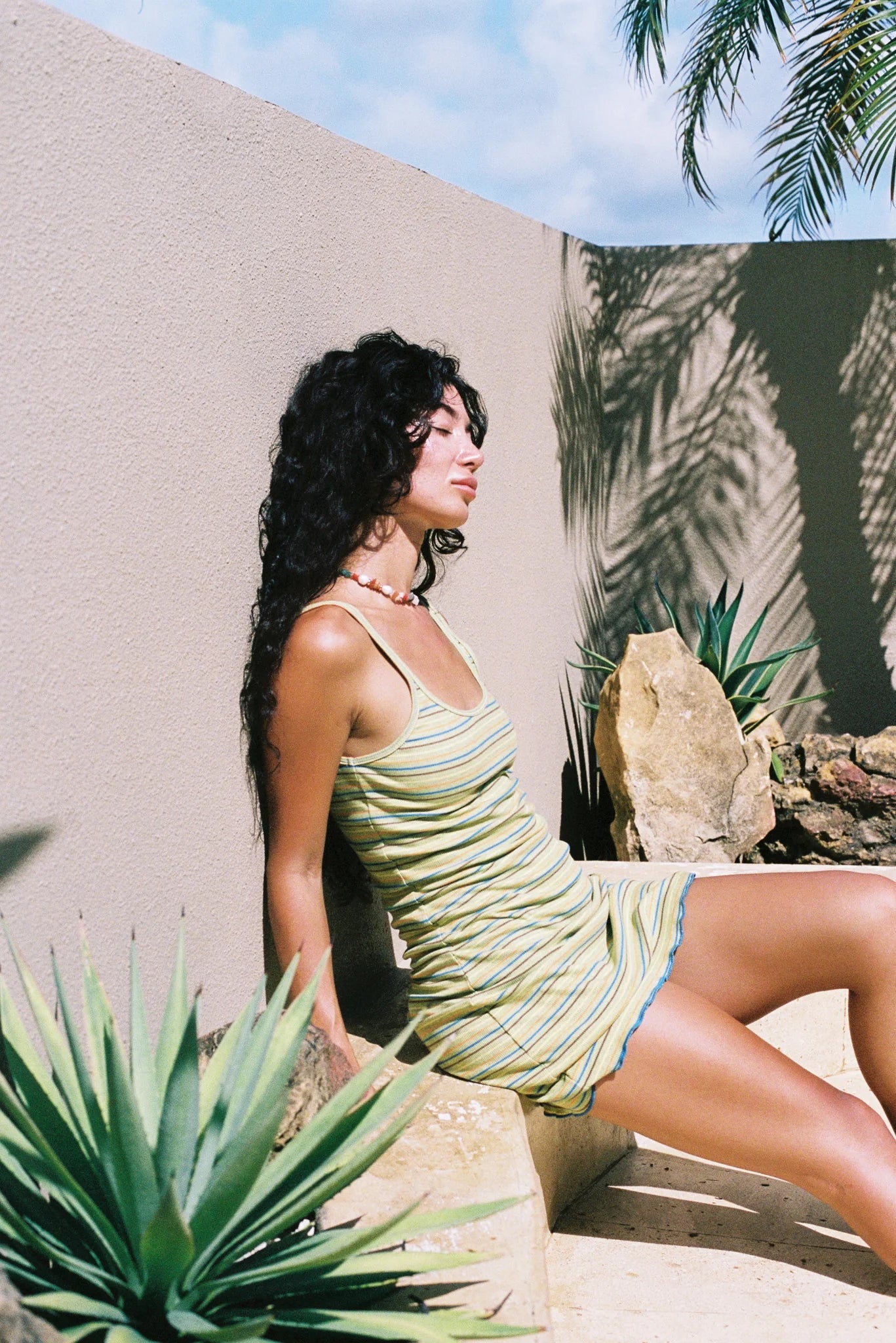 Lido Striper Mini Dress