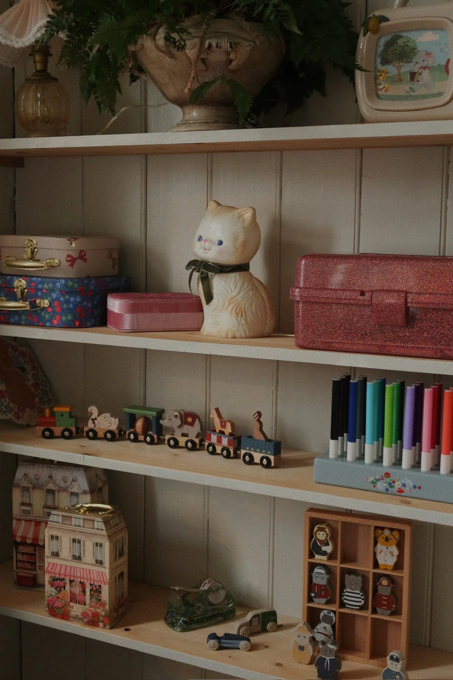 Wooden Animal Train
