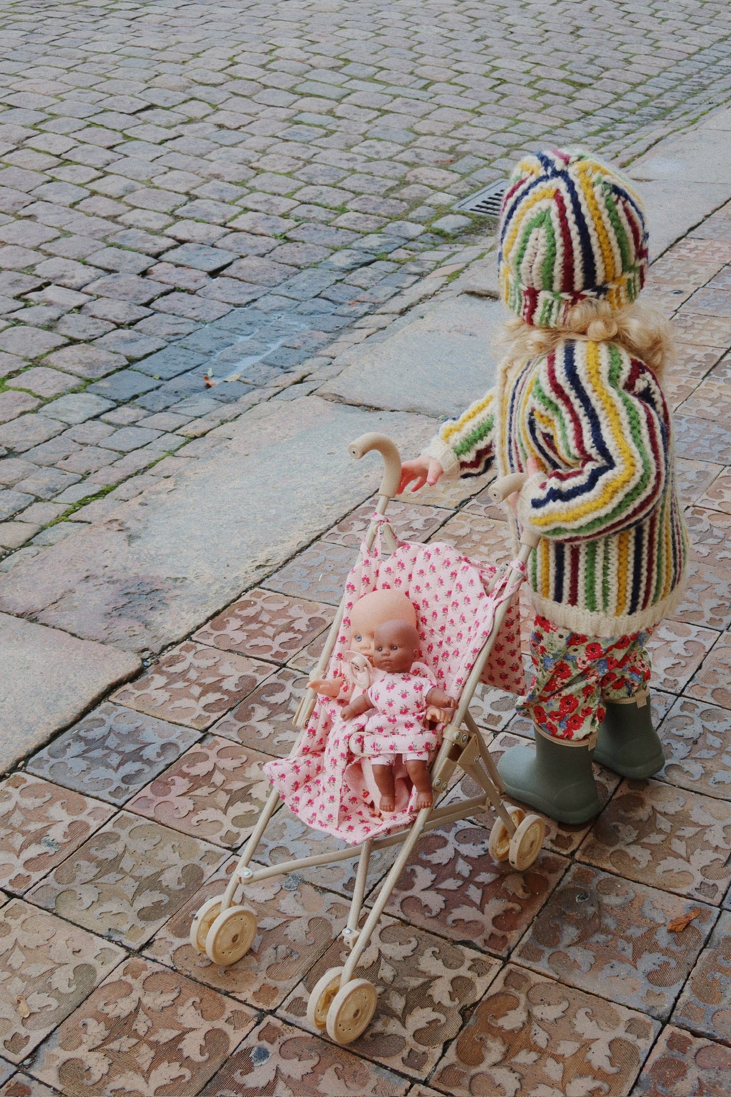 Doll Stroller - Rosie Rose