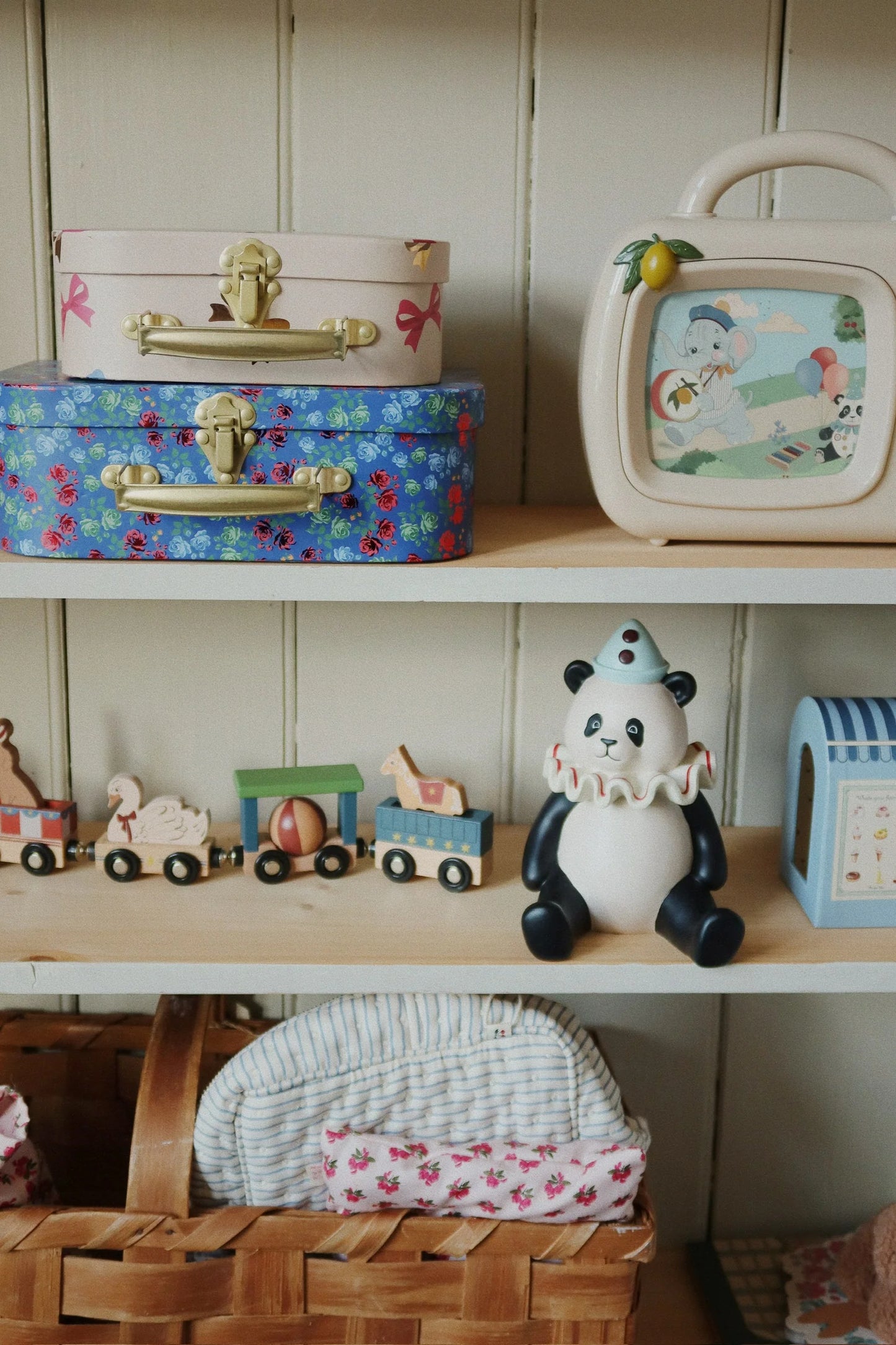 Wooden Animal Train