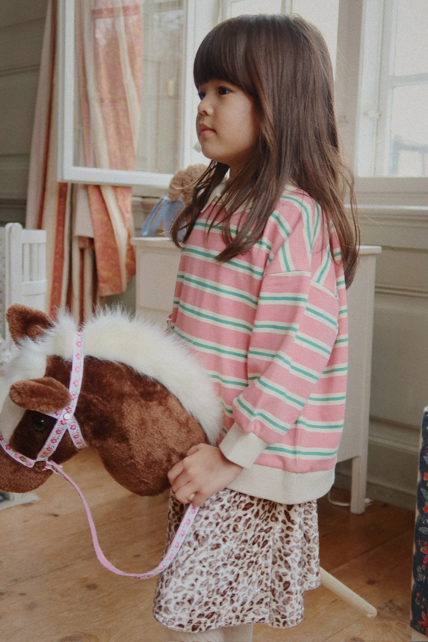 Spotty Polo - Blush Bound Stripe