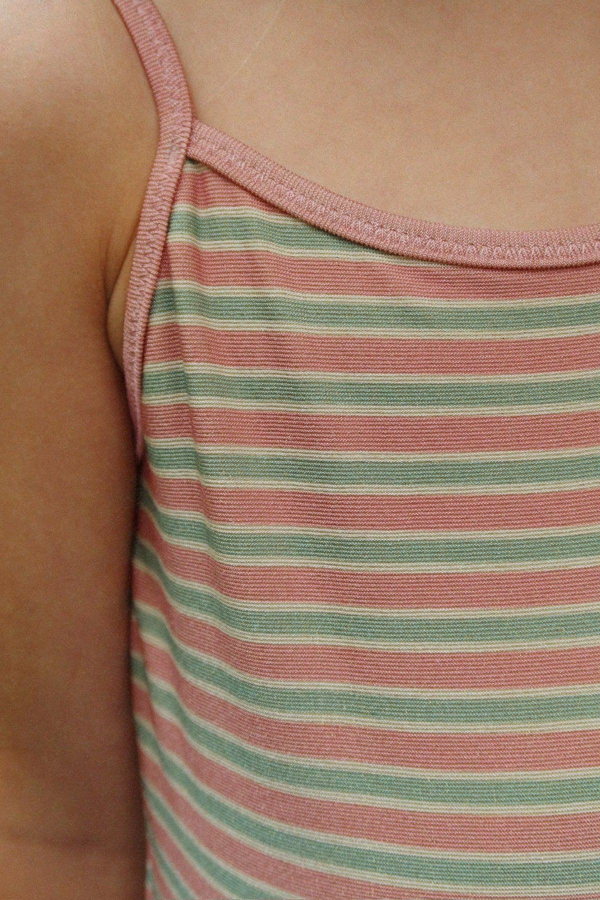 Bowwow Swimsuit - Blush Stripe