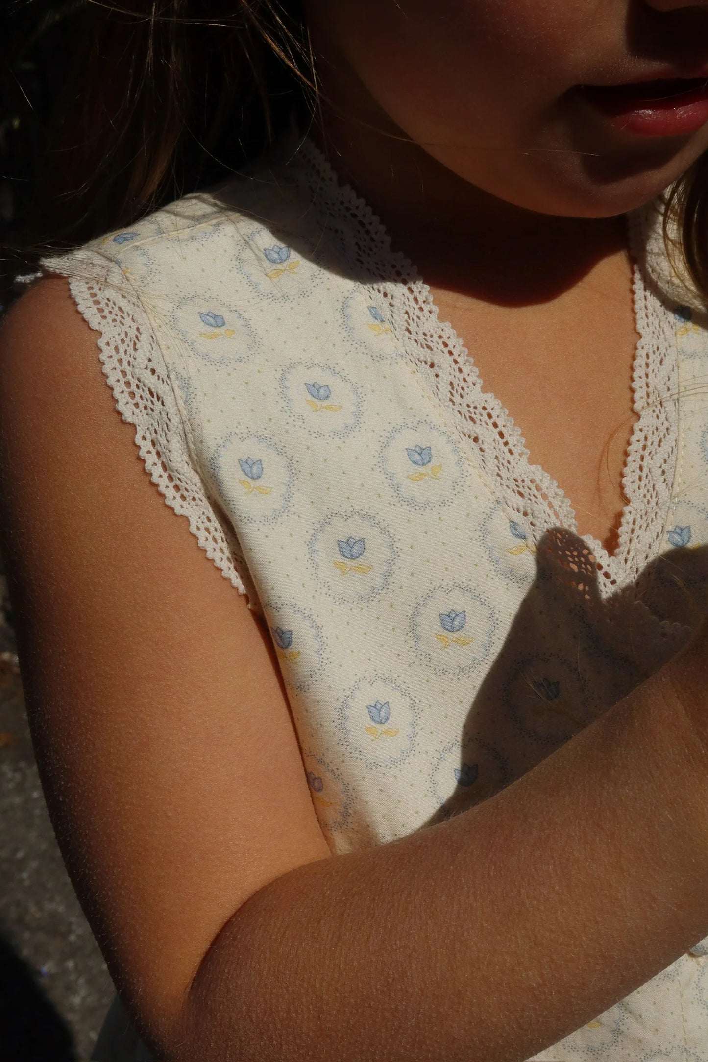 Coeur Lace Dress Ciel Mirage