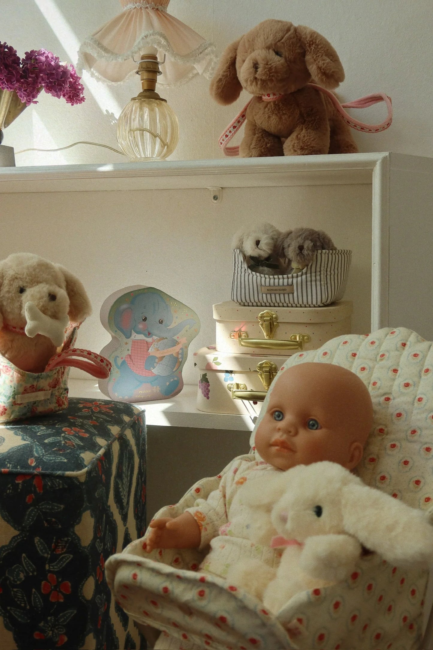 Teddy Baby Doll Set