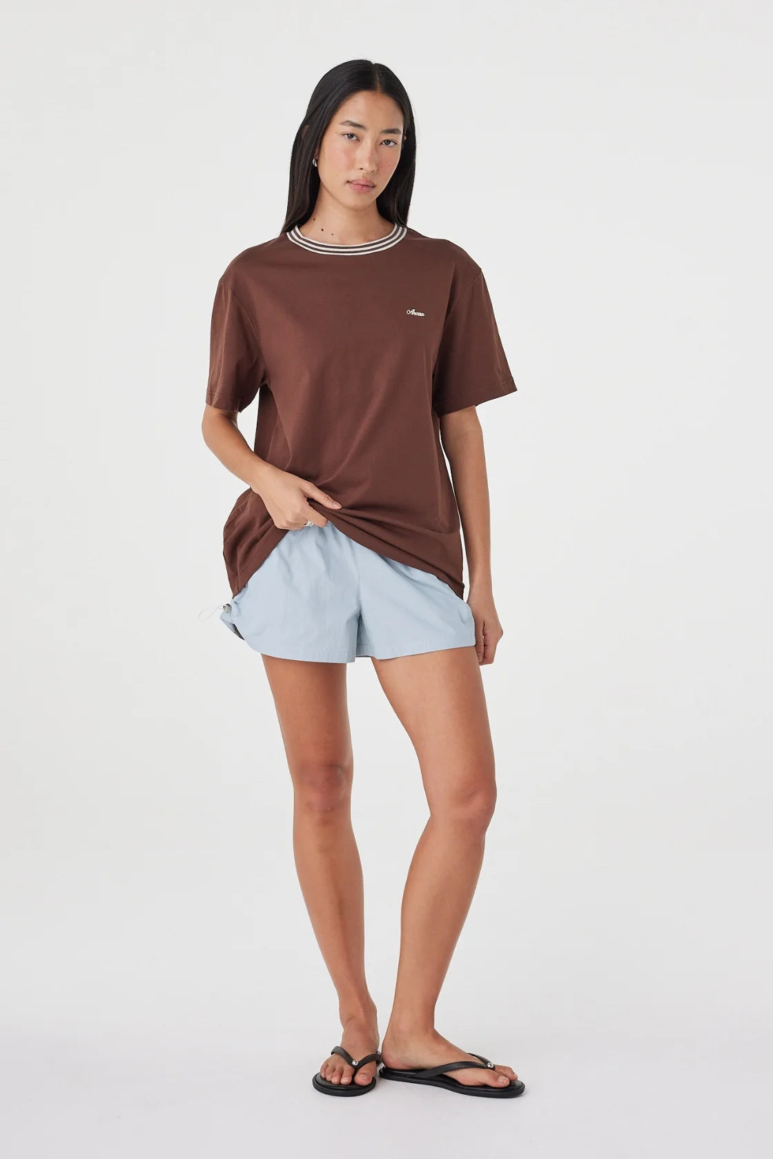 Kylen Tee - Espresso & Cream