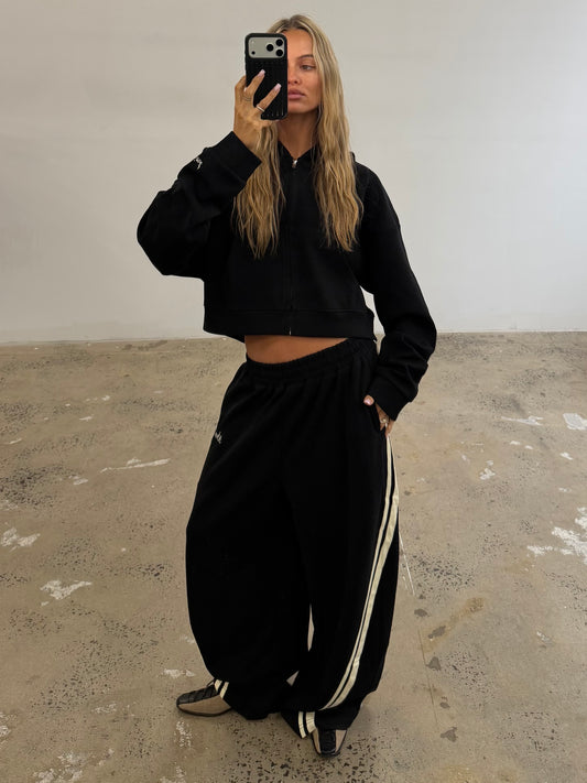 Barrel Pant Black/Butter