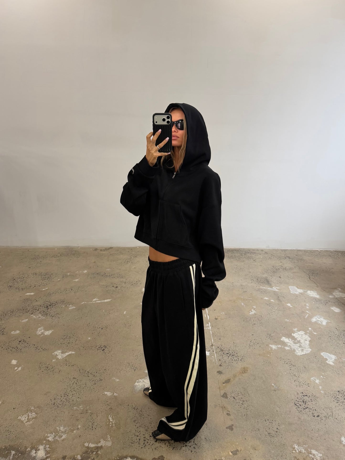 Barrel Pant Black/Butter