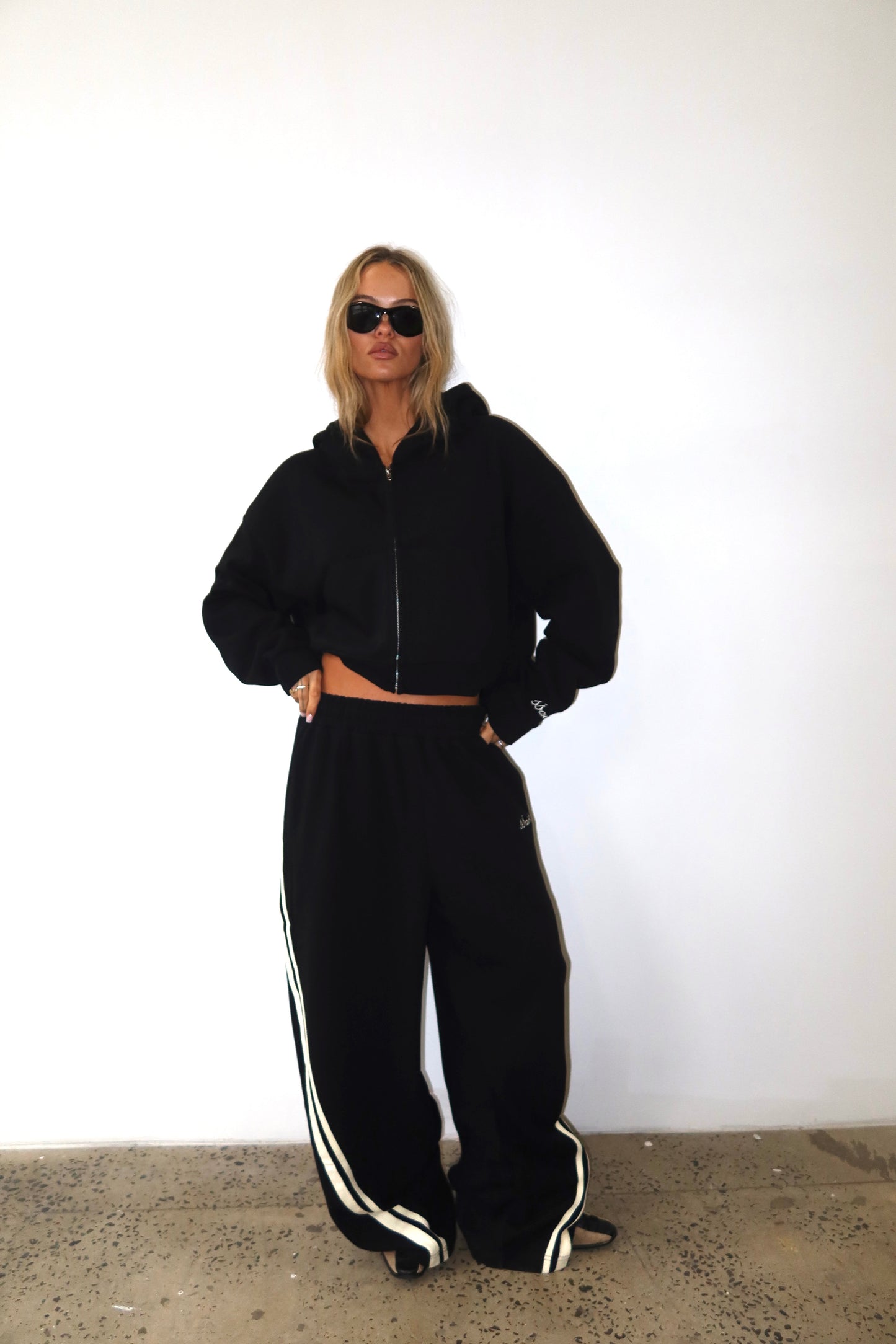 Barrel Pant Black/Butter