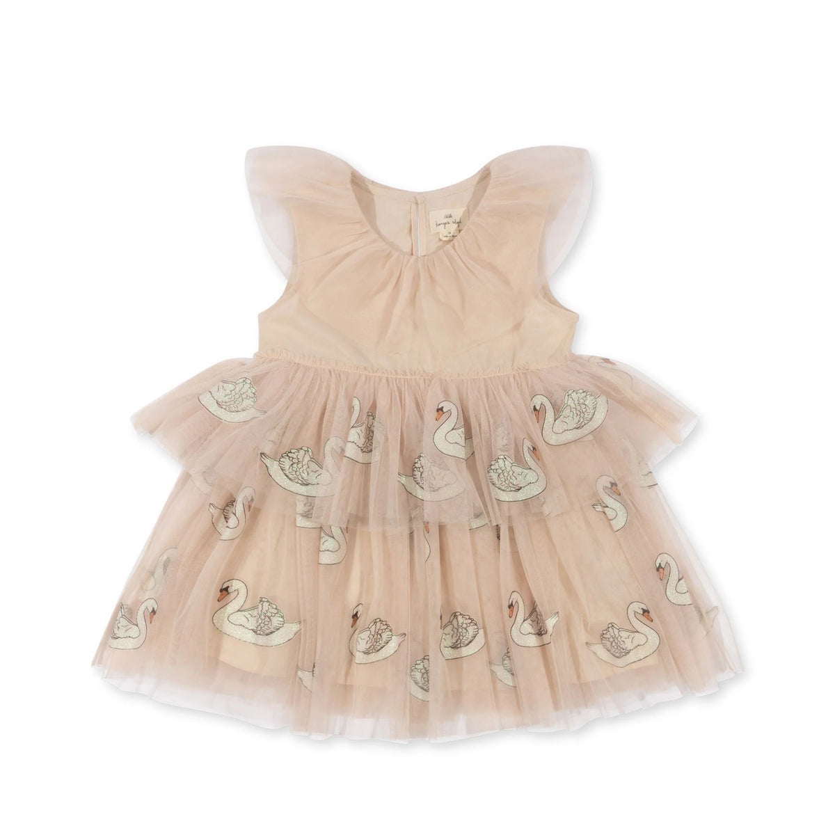 Fayette Dress - Swan Glitter