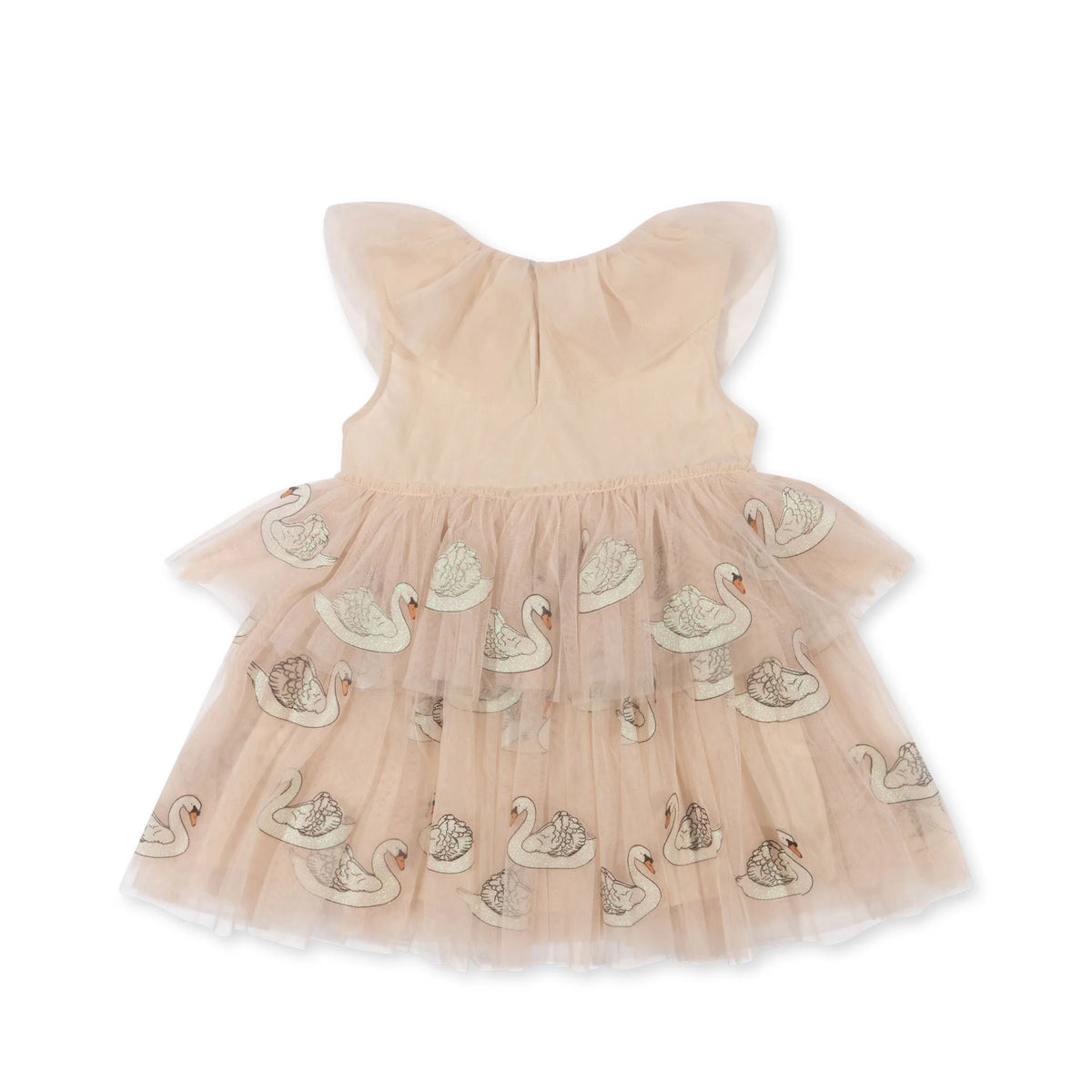 Fayette Dress - Swan Glitter