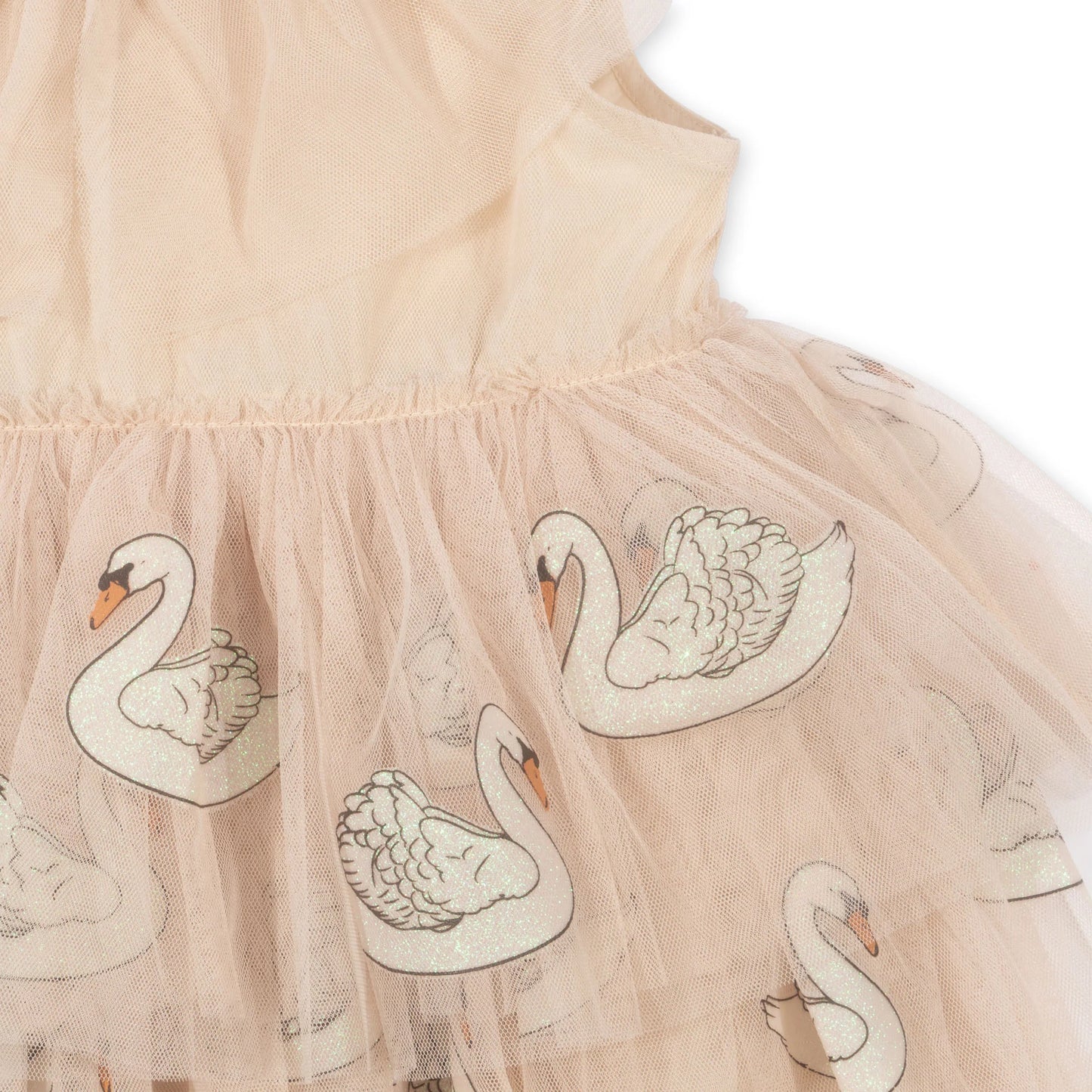 Fayette Dress - Swan Glitter
