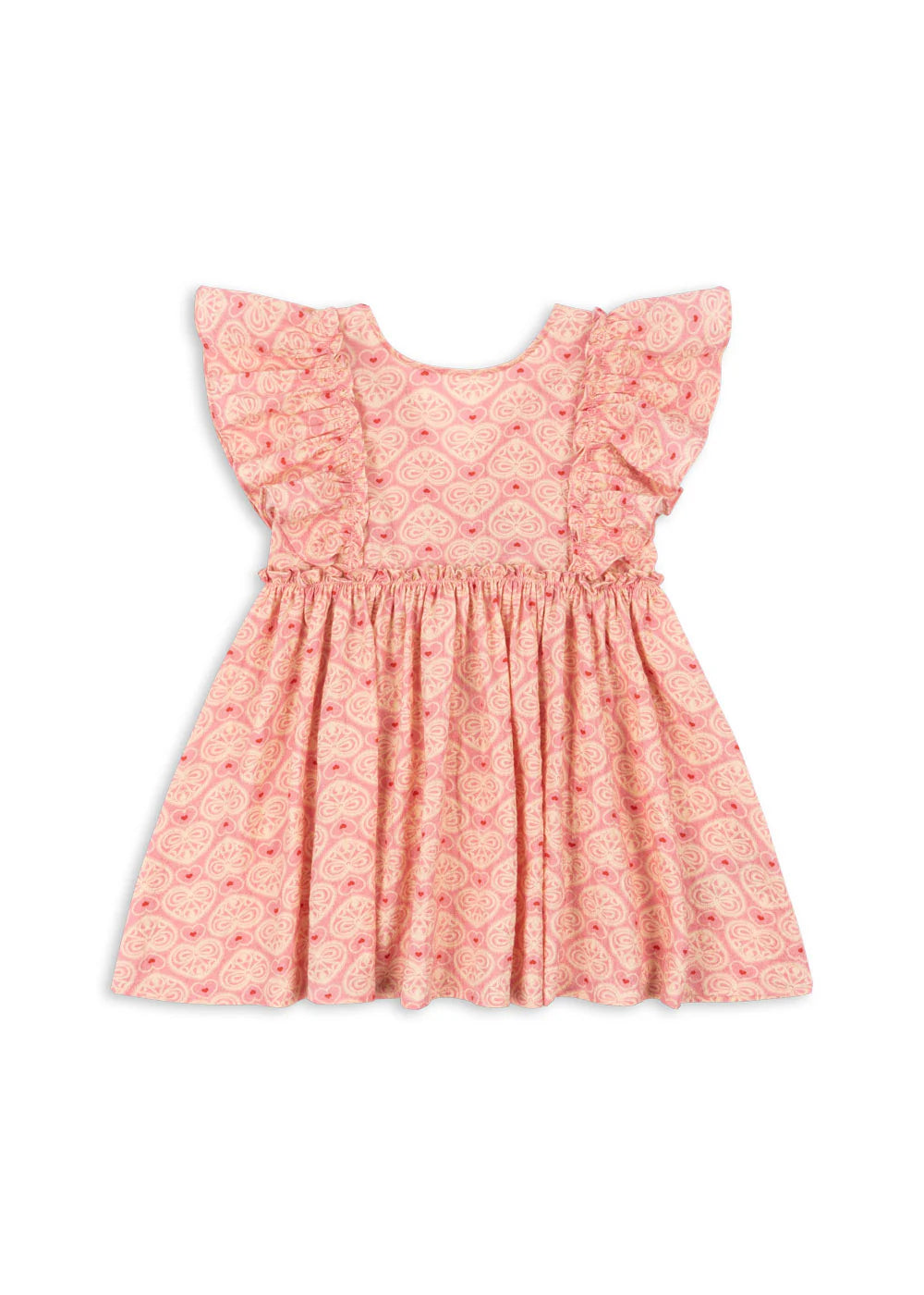 Ava Bow Dress - Lacey Pink