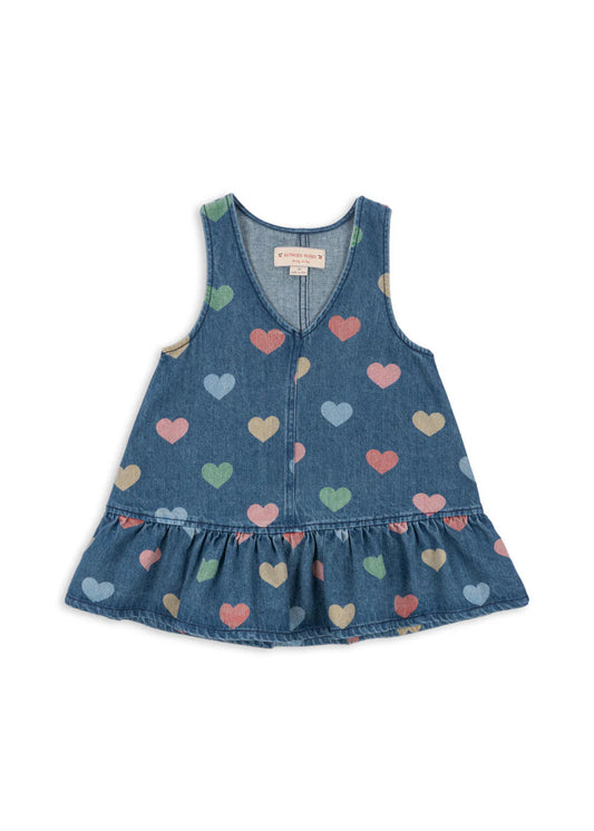Magot Dress - Coloured Hearts
