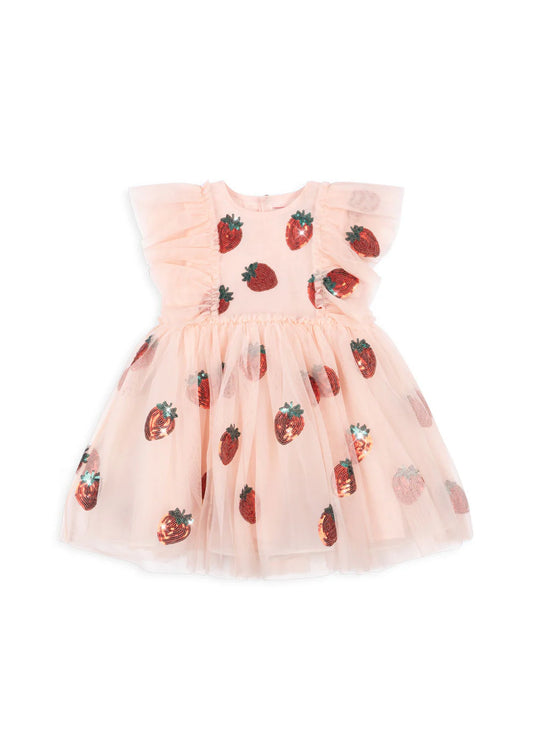 Yvonne Dress - Strawberry Rose