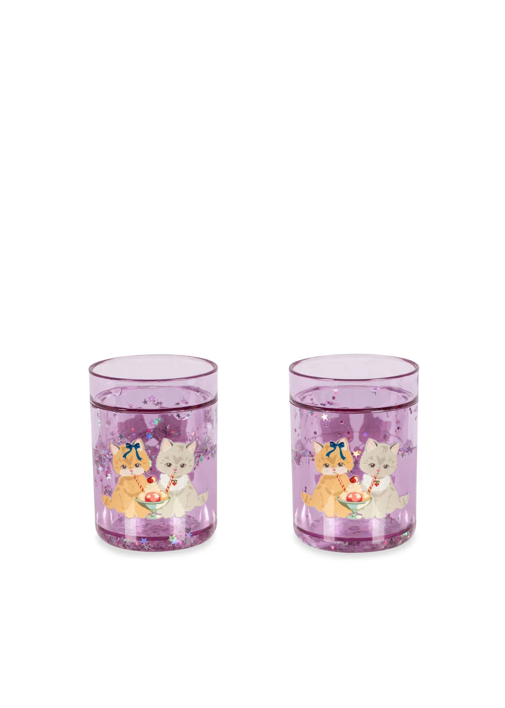 2 Pack Glitter Cups - Kitty Gelateria