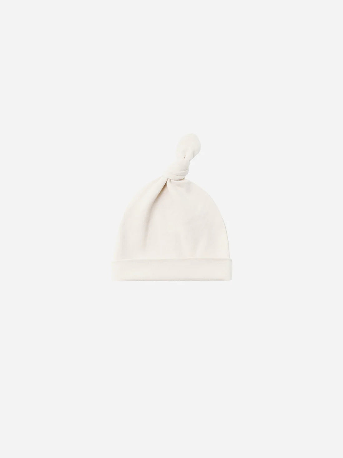 Knotted Baby Hat - Ivory