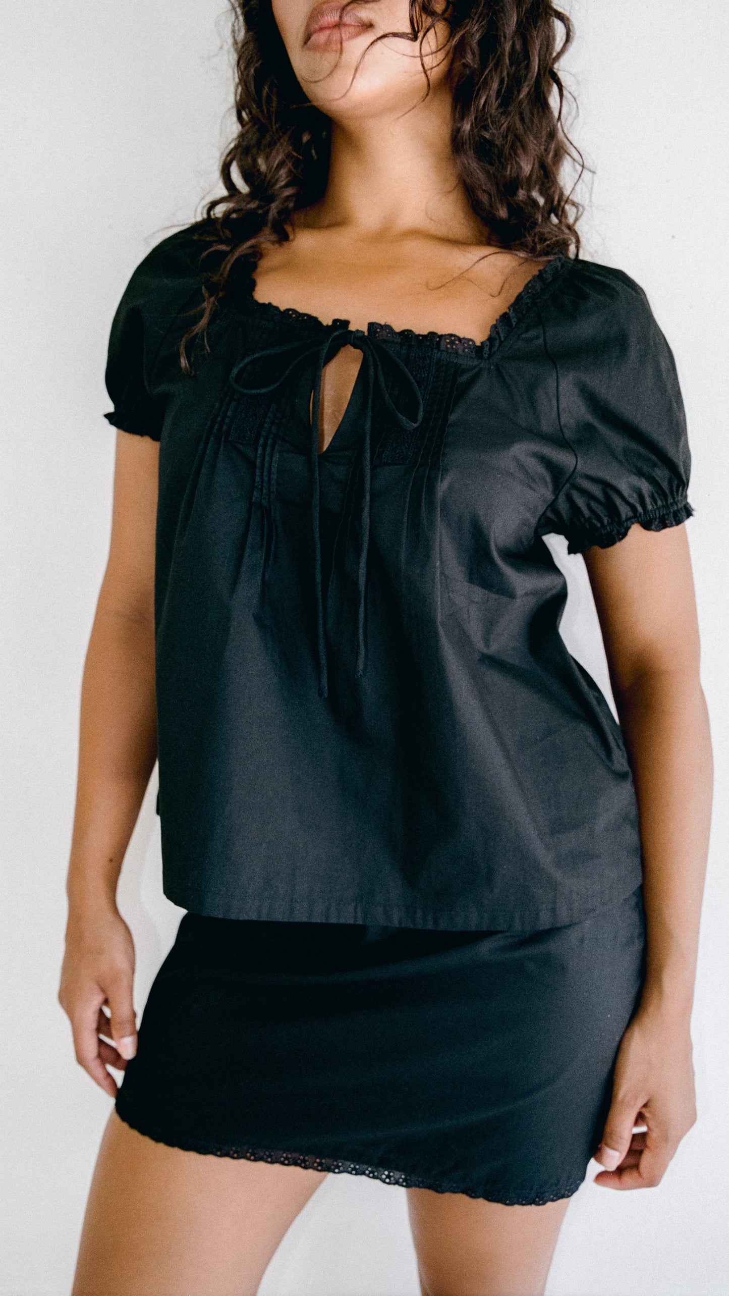 Bridget Mini Skirt - Black