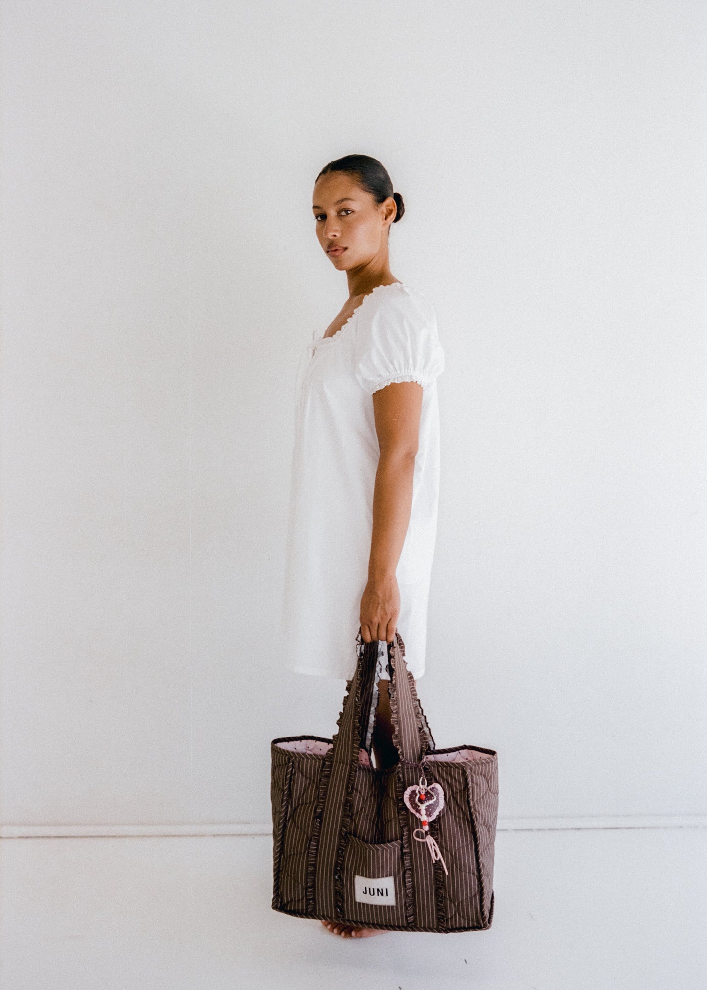 Heart Bag Charm - Cocoa Spot *Pre-Order