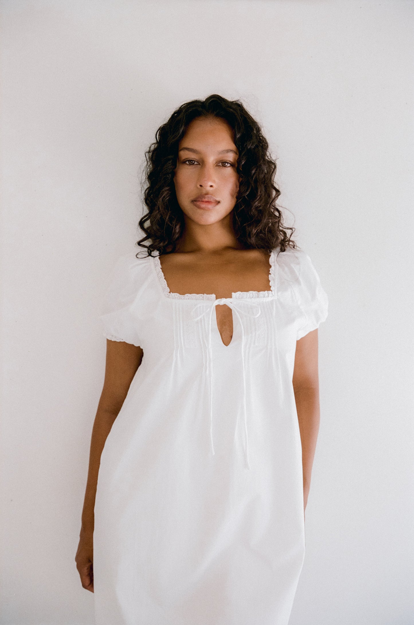 Scout Mini Dress - Blanc