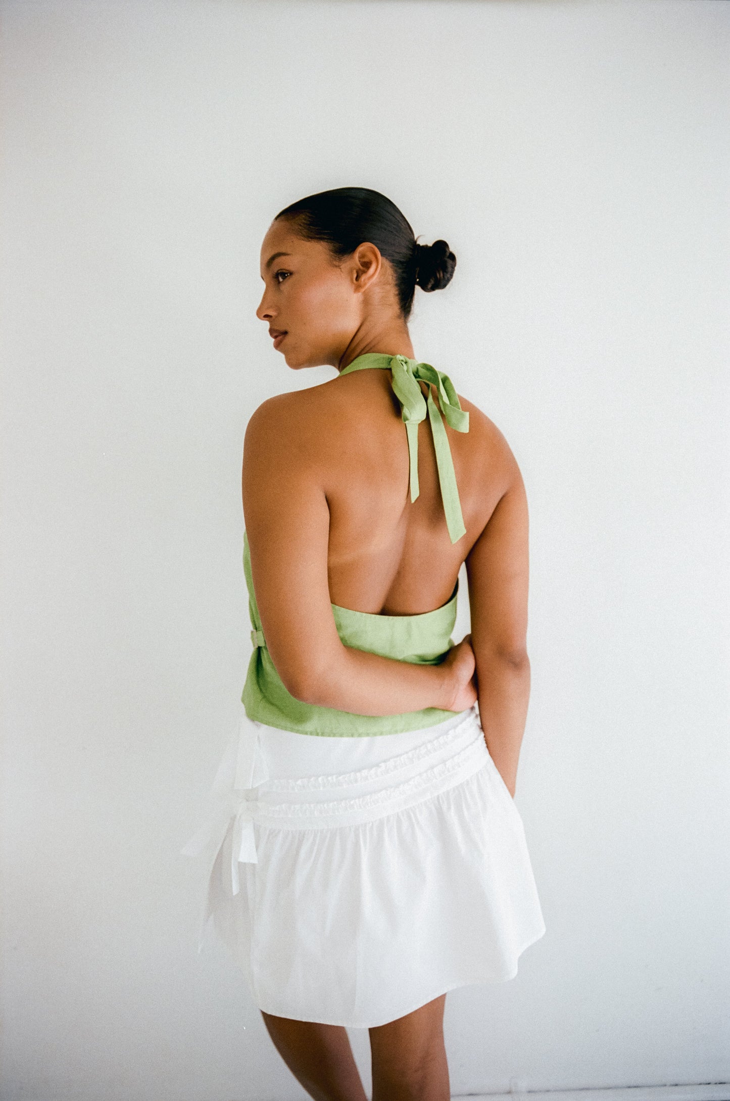 Annika Mini Skirt - Blanc