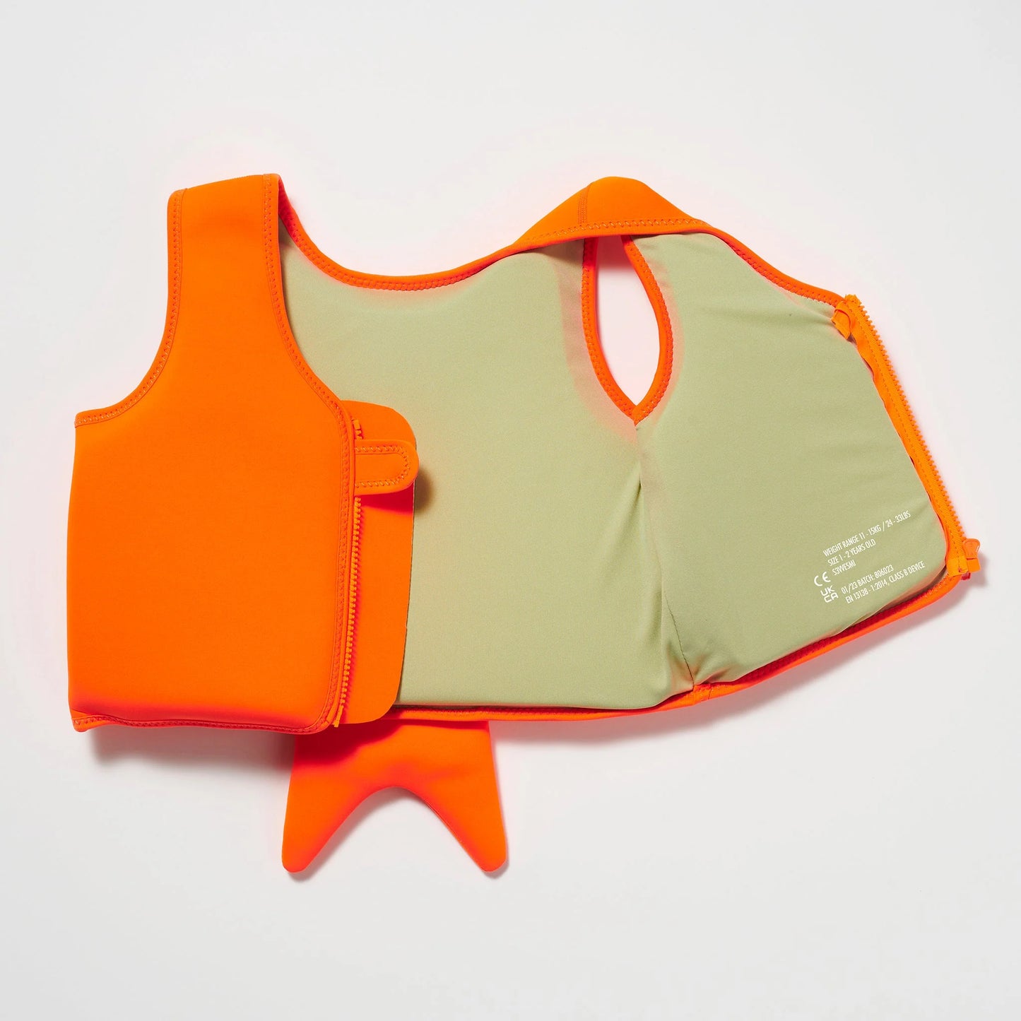 Swim Vest - Neon Orange