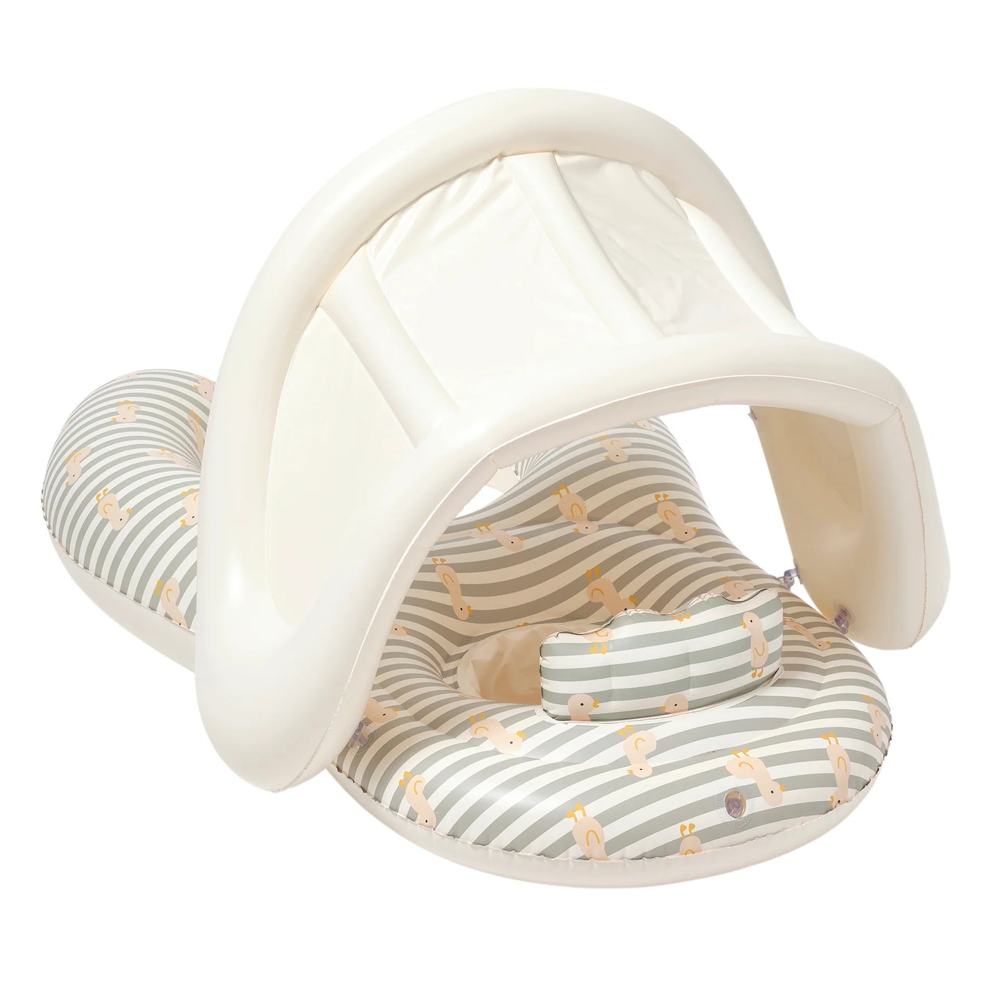 Float Together Baby Seat - Duck Sage Stripe